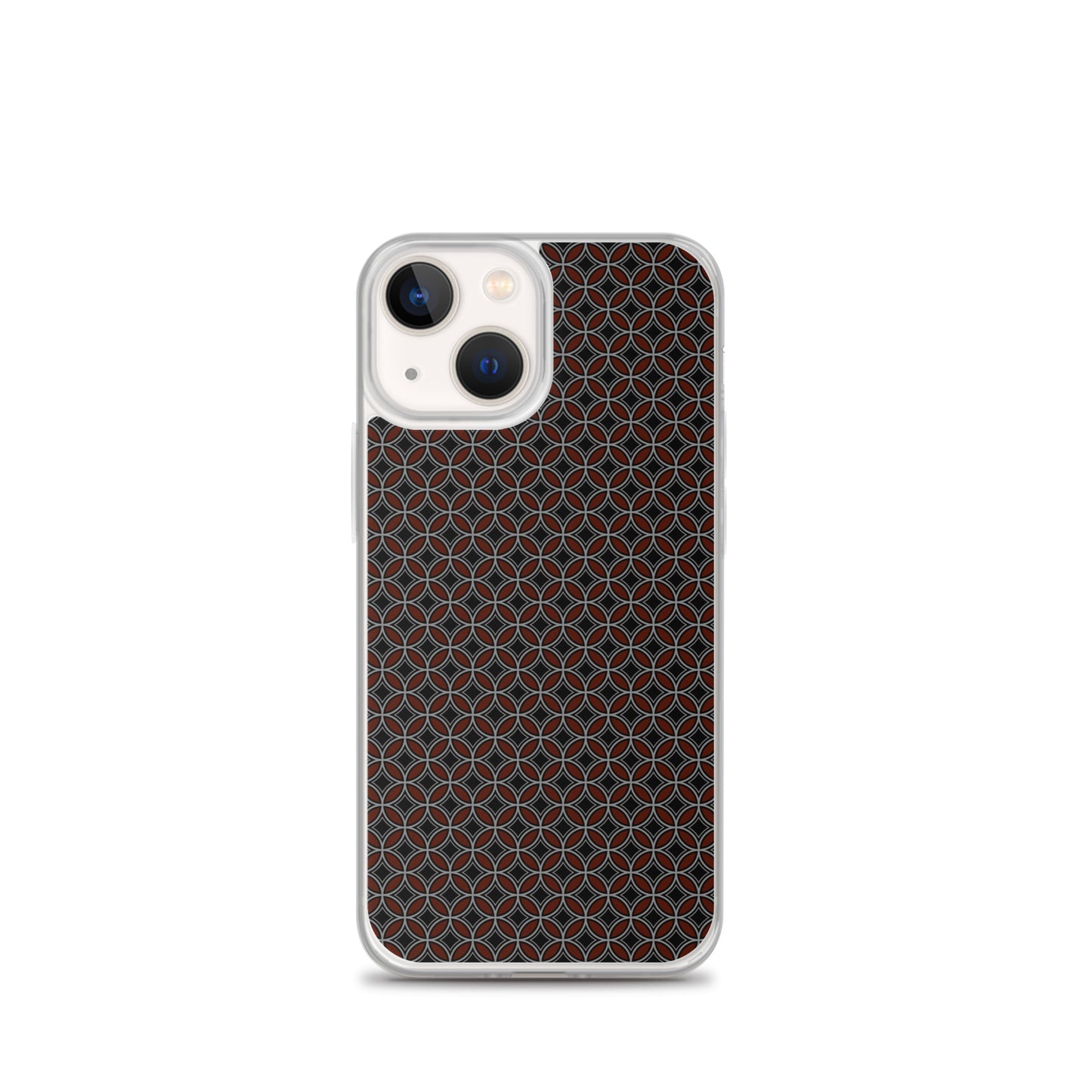 Flower of Life Black Clear Case for iPhone®