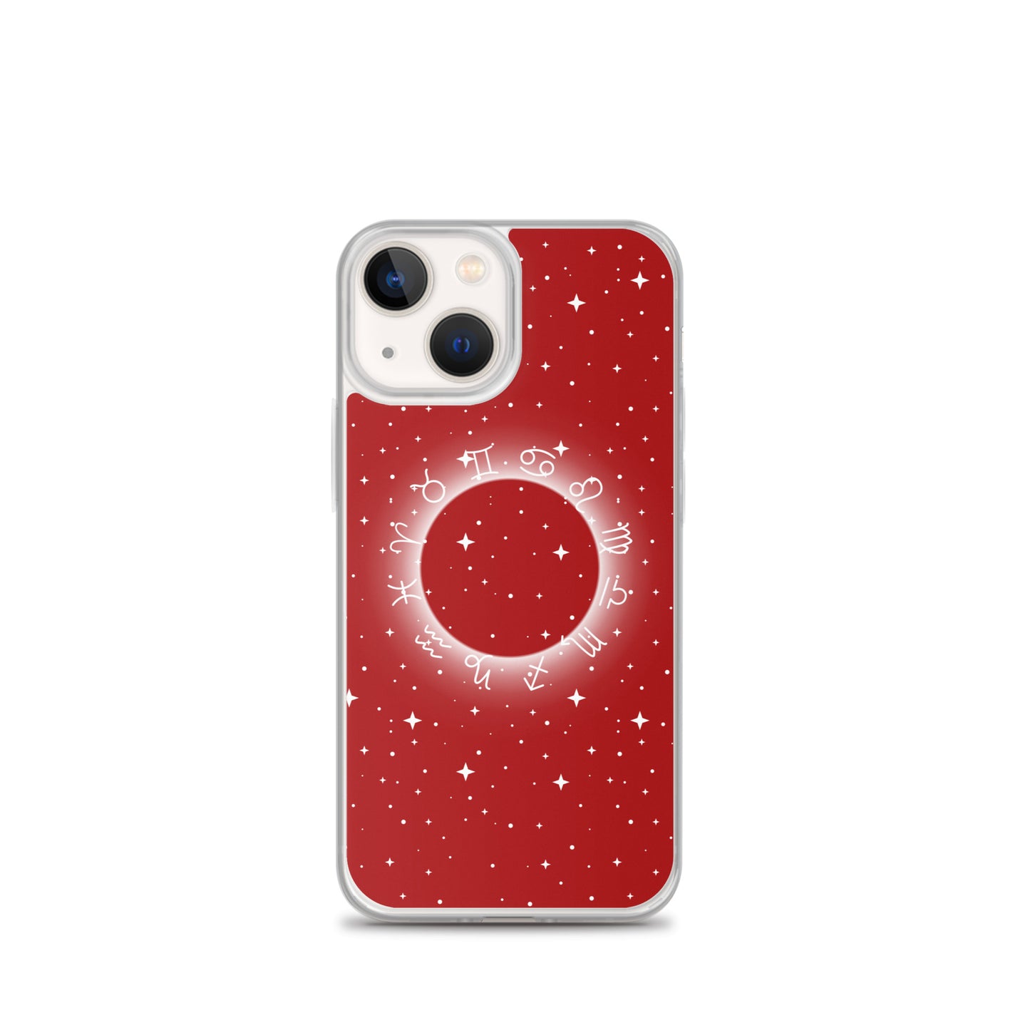 Star Zodiac Fire Red Clear Case for iPhone®