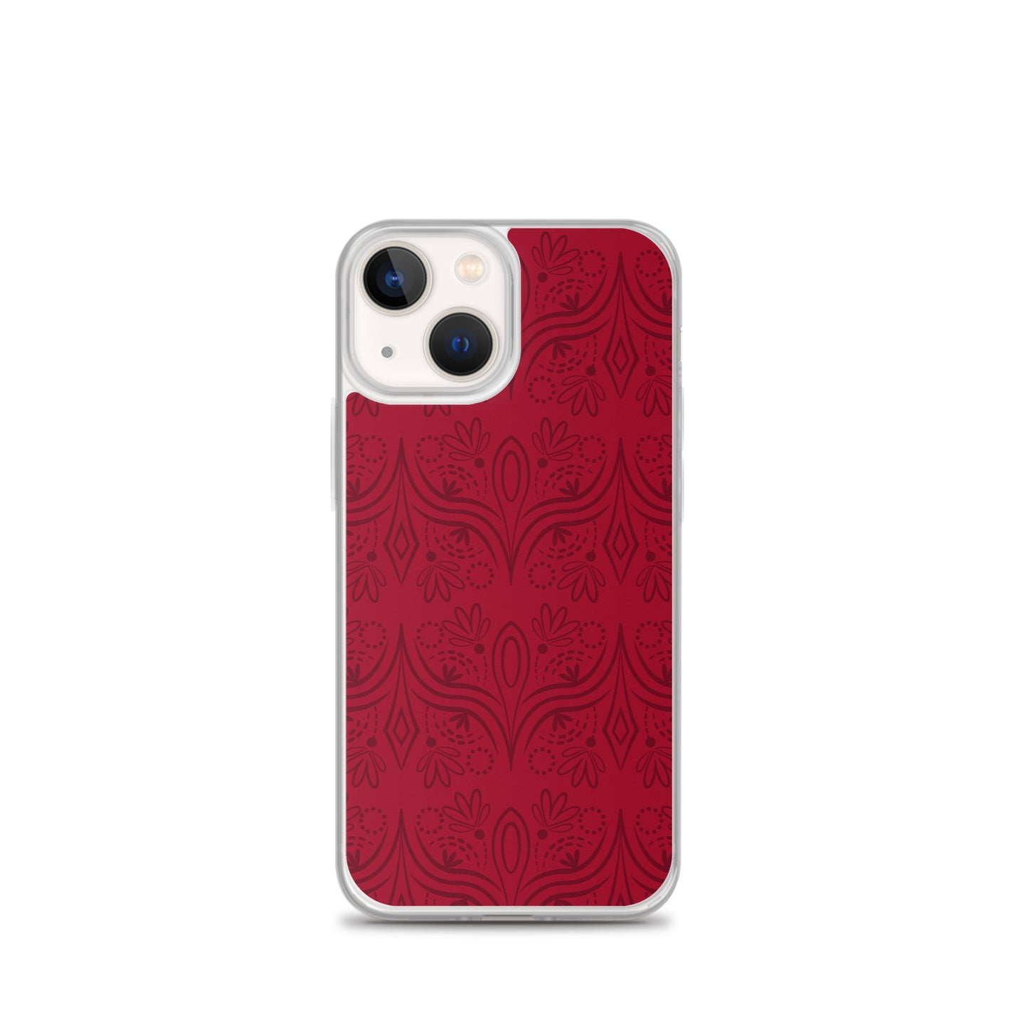 Geometric Star Red Clear Case for iPhone®