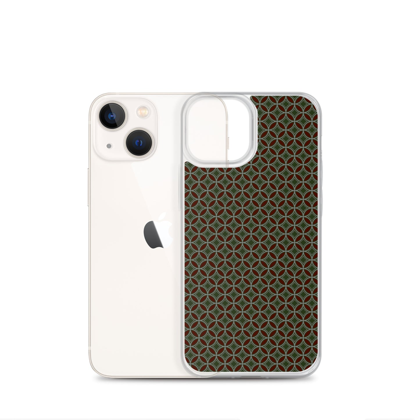 Flower of Life Tree Green Clear Case for iPhone®