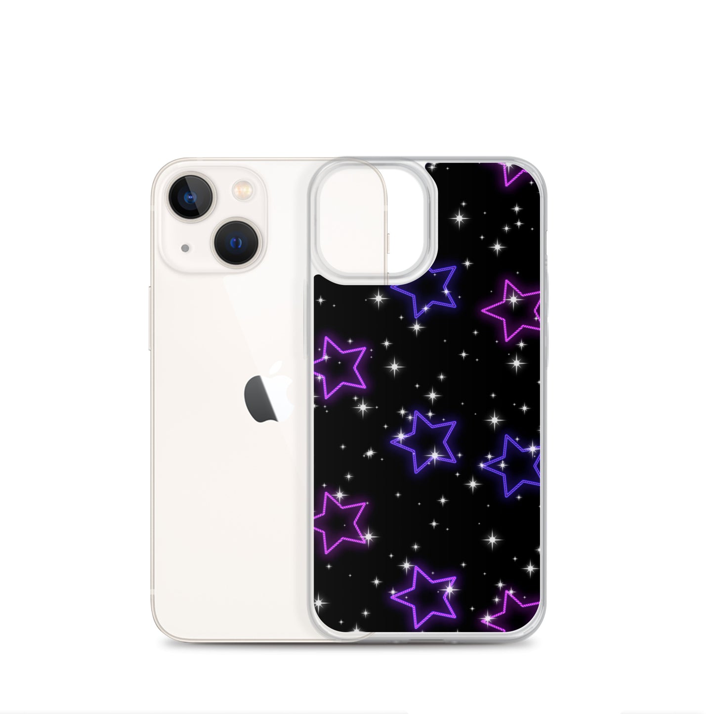 Neon Star Clear Case for iPhone®