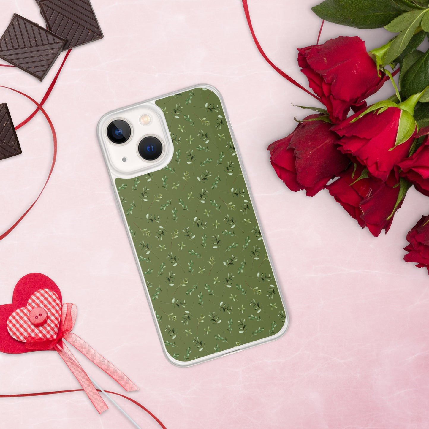 Greenery Wood Green Clear Case for iPhone®