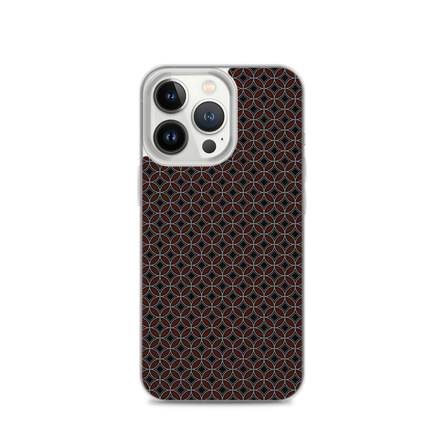 Flower of Life Black Clear Case for iPhone®