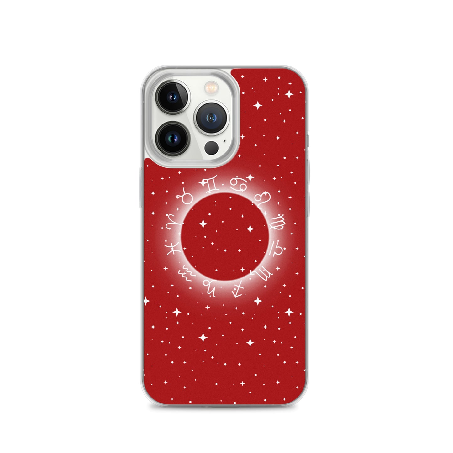 Star Zodiac Fire Red Clear Case for iPhone®