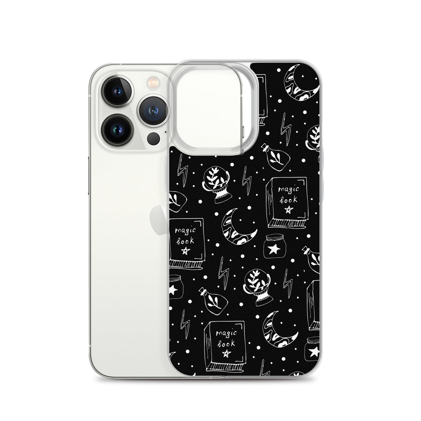 Magic Book Black Clear Case for iPhone®