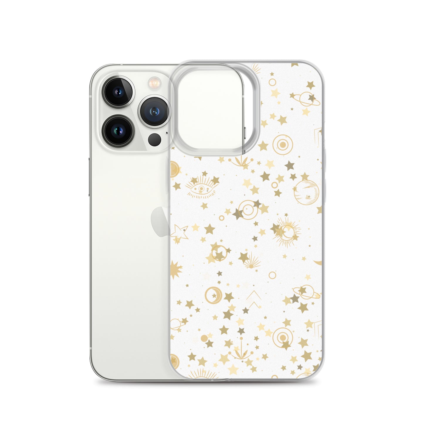 Golden Star Galaxy Clear Case for iPhone®