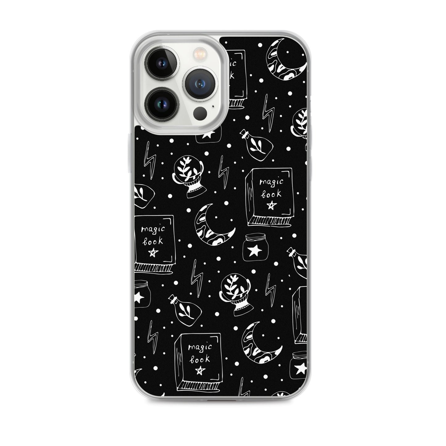 Magic Book Black Clear Case for iPhone®