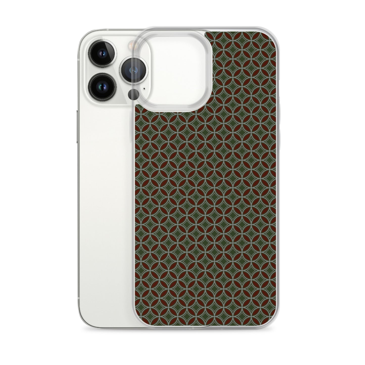 Flower of Life Tree Green Clear Case for iPhone®