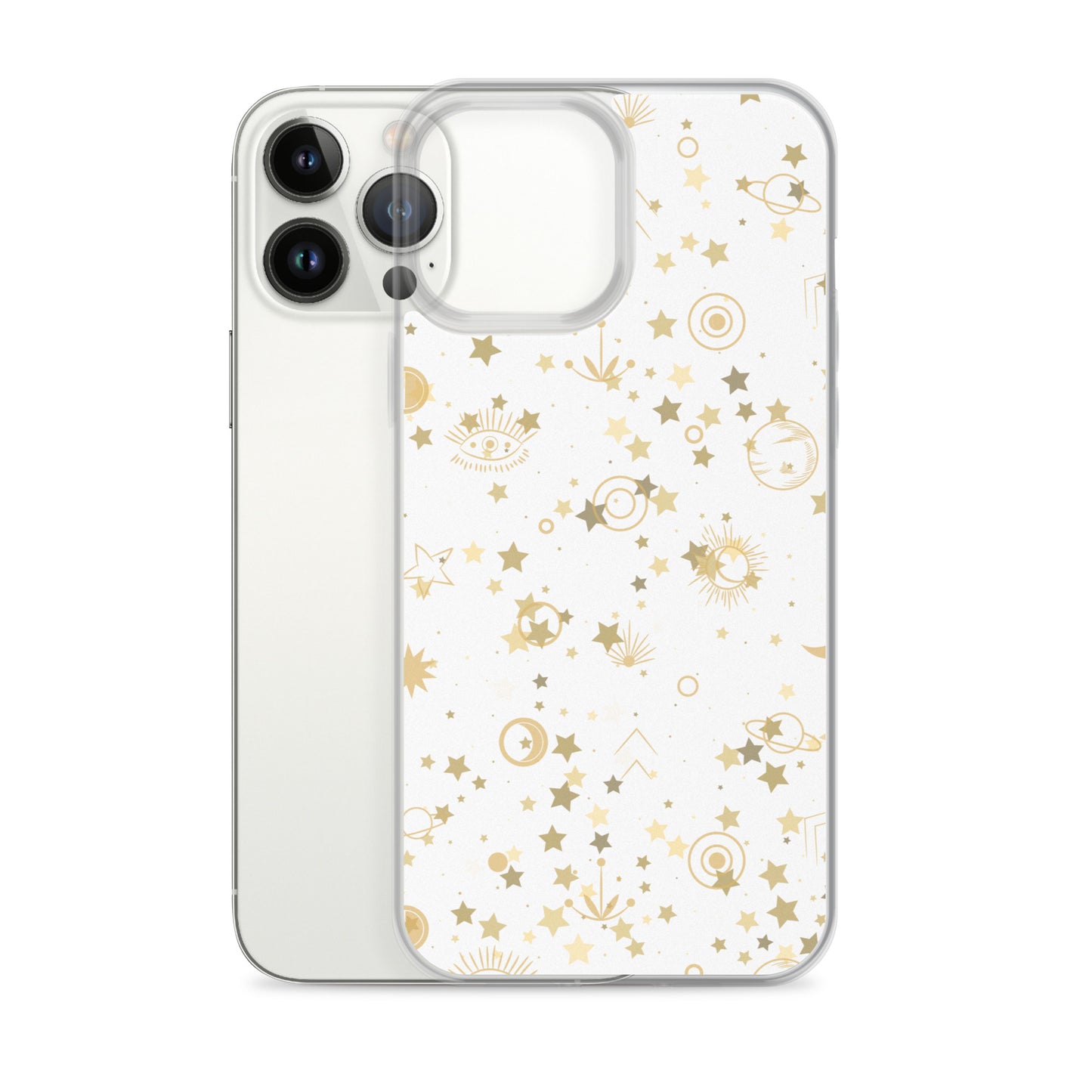 Golden Star Galaxy Clear Case for iPhone®