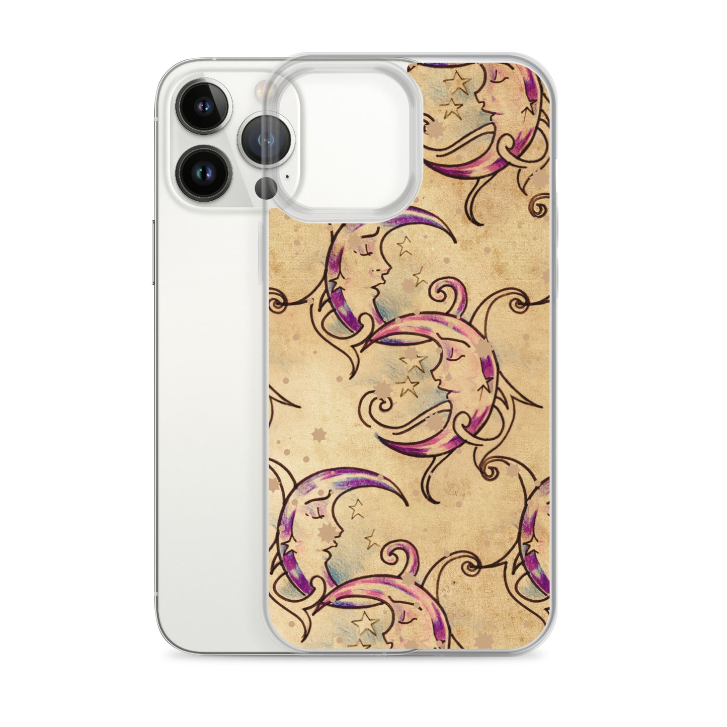 Latte Moon Clear Case for iPhone®