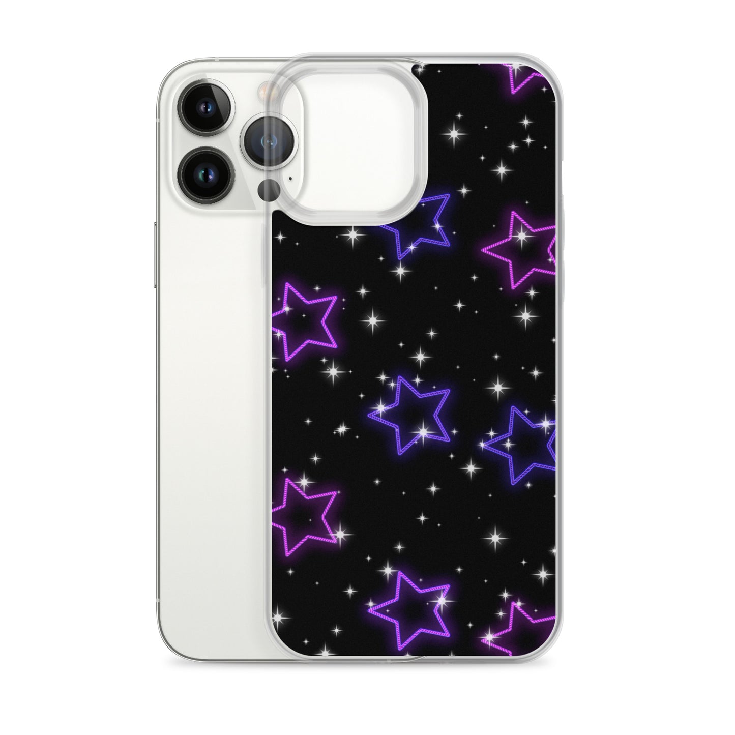 Neon Star Clear Case for iPhone®