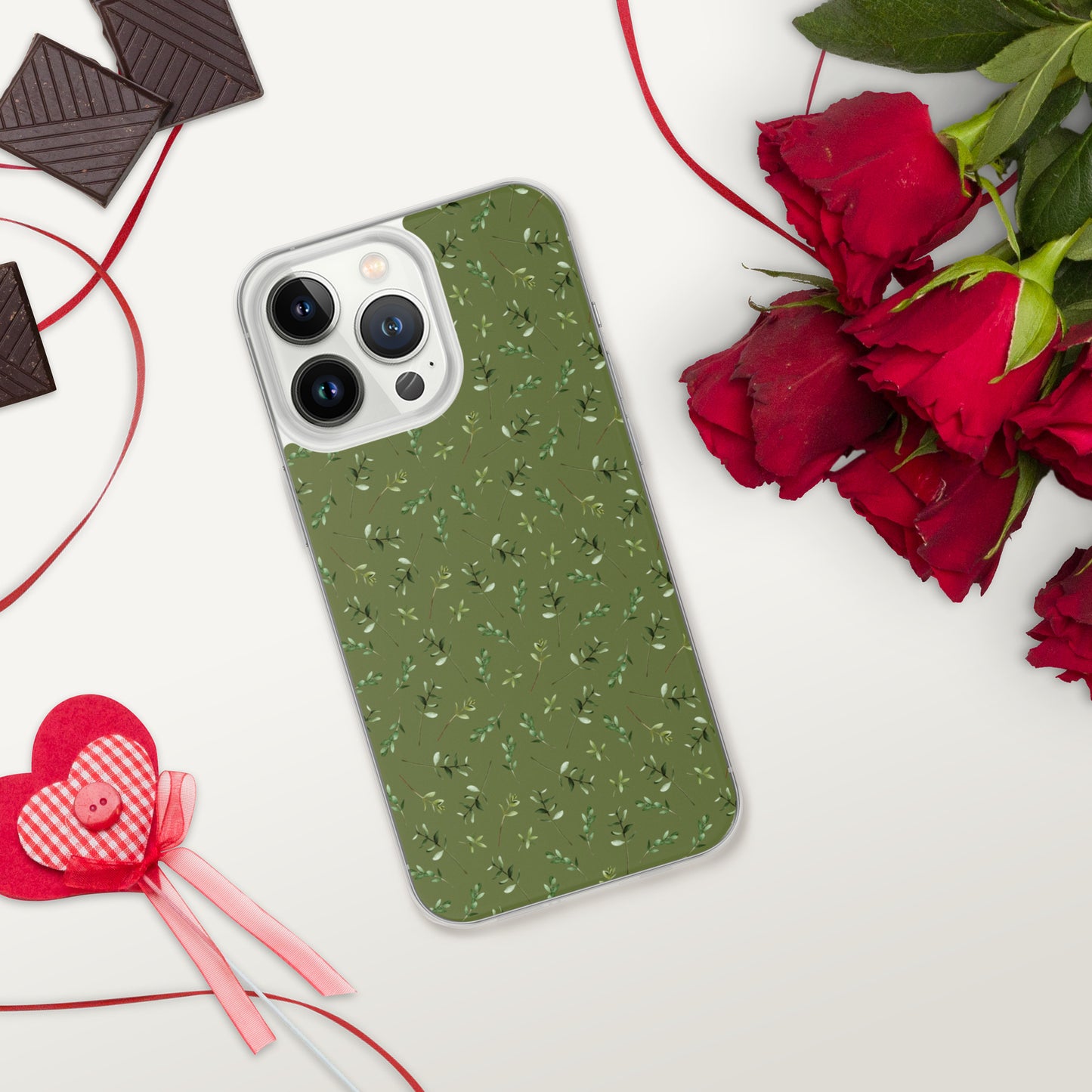 Greenery Wood Green Clear Case for iPhone®