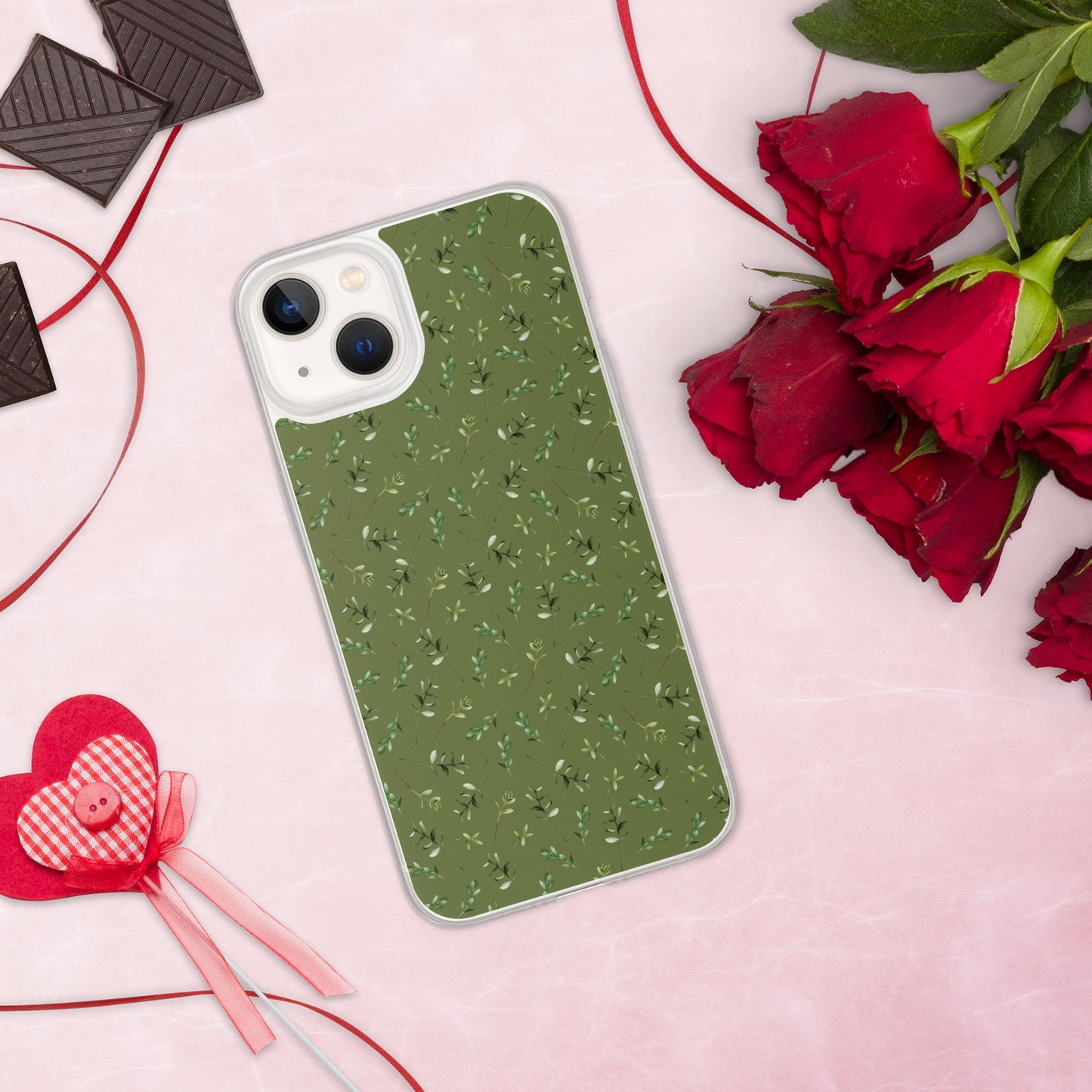 Greenery Wood Green Clear Case for iPhone®