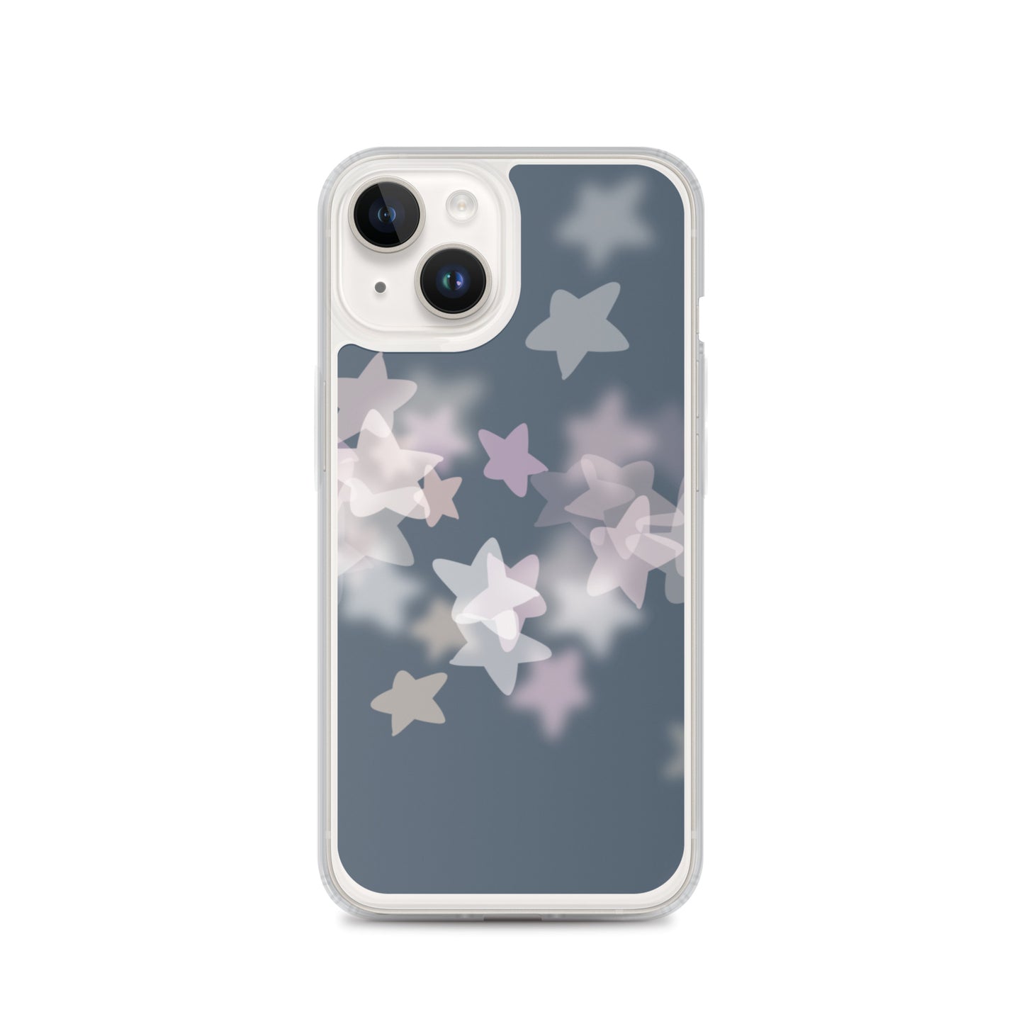 Star Mist Fall Blue Clear Case for iPhone®