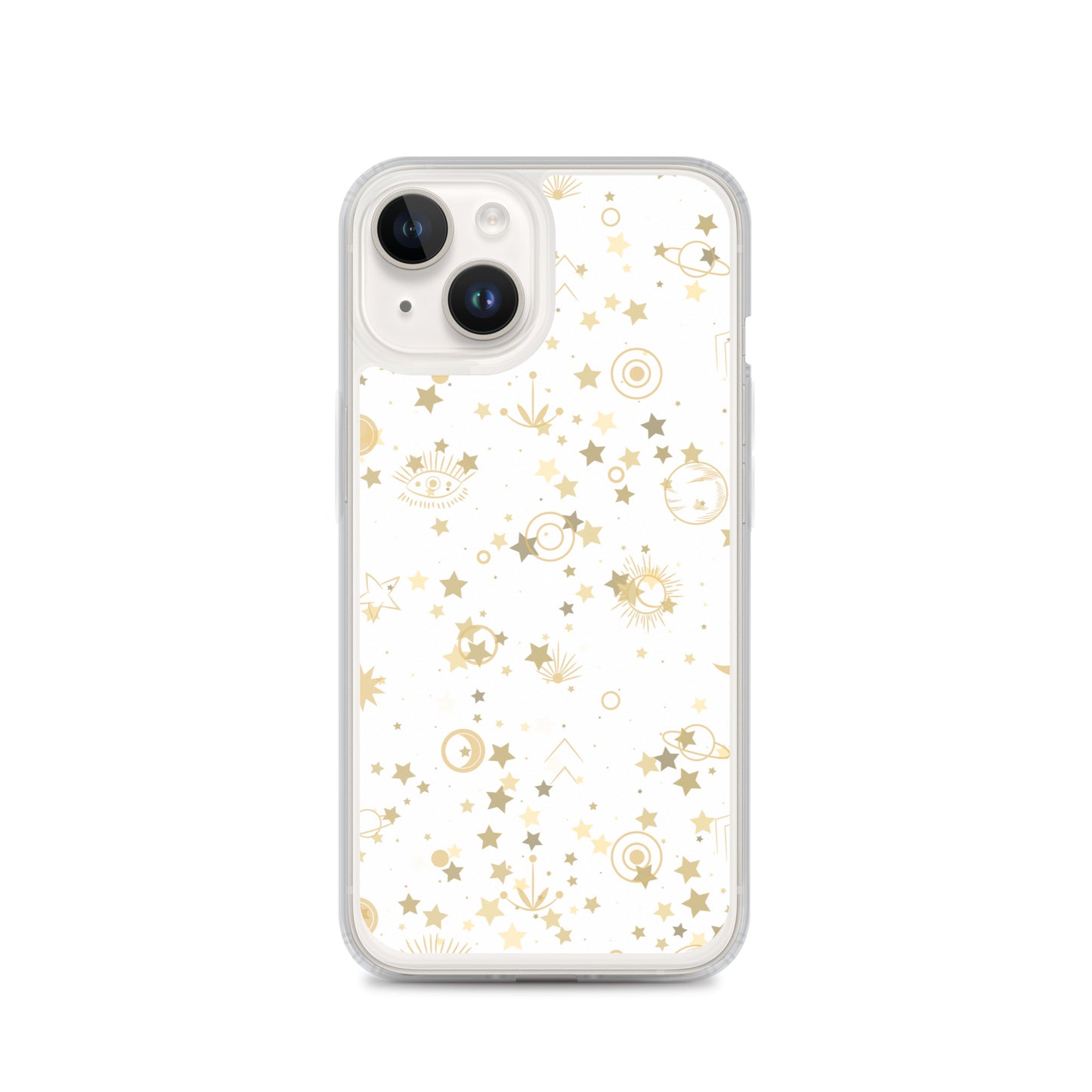 Golden Star Galaxy Clear Case for iPhone®