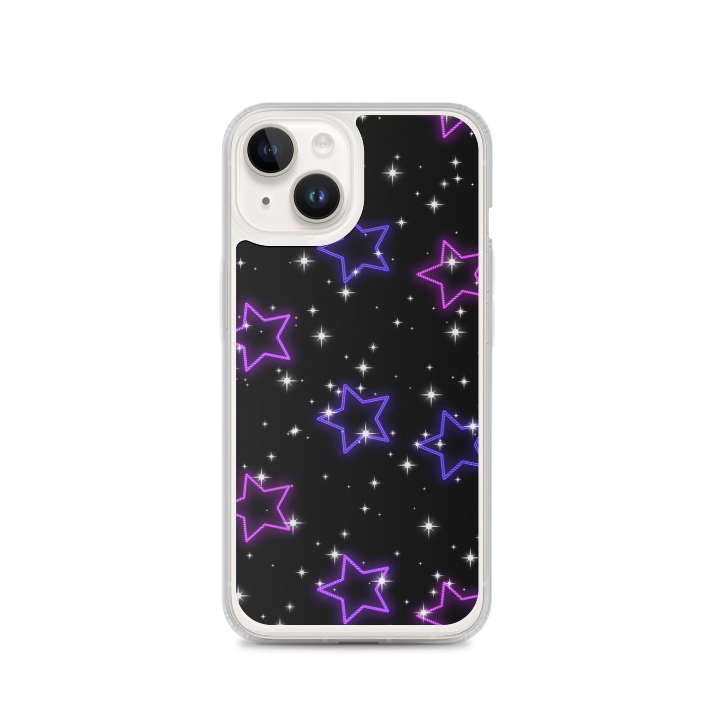 Neon Star Clear Case for iPhone®