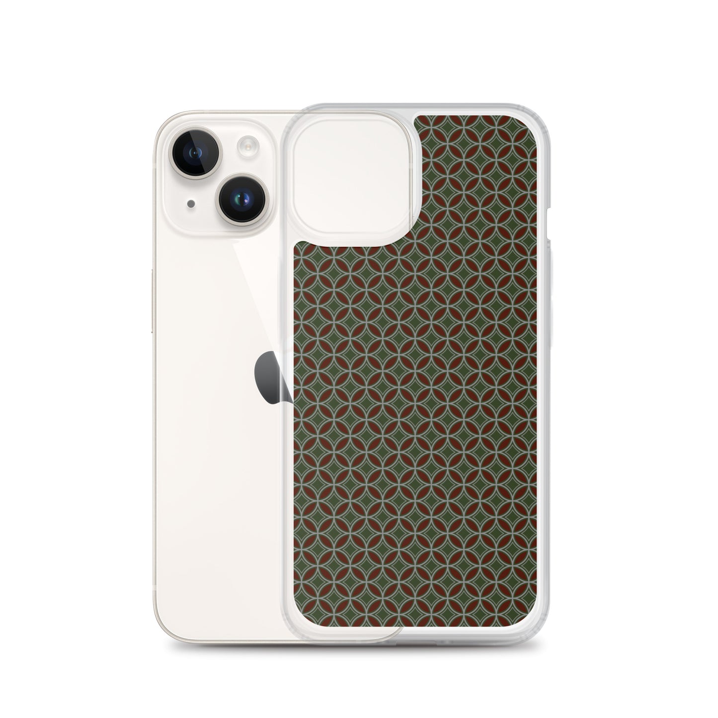 Flower of Life Tree Green Clear Case for iPhone®