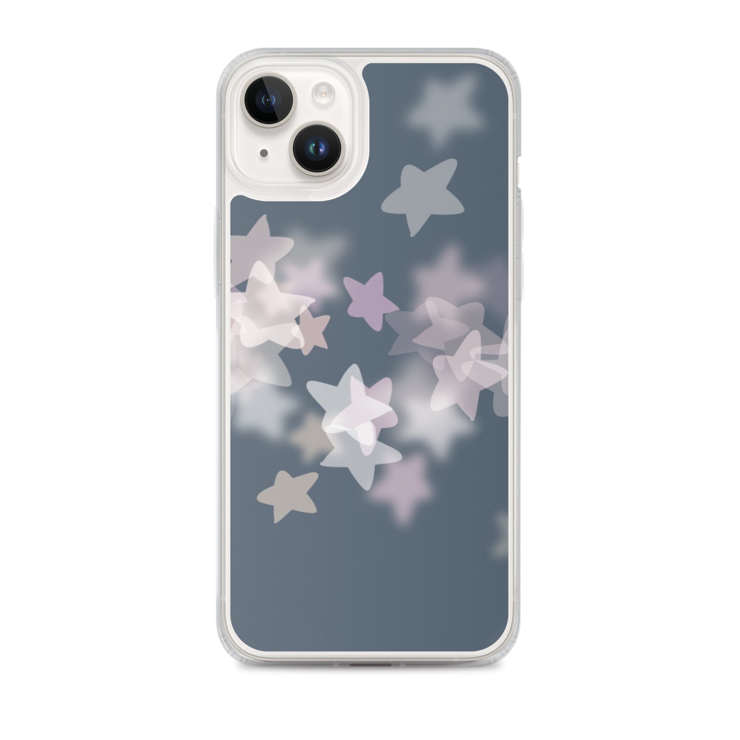 Star Mist Fall Blue Clear Case for iPhone®