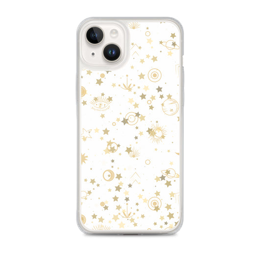Golden Star Galaxy Clear Case for iPhone®