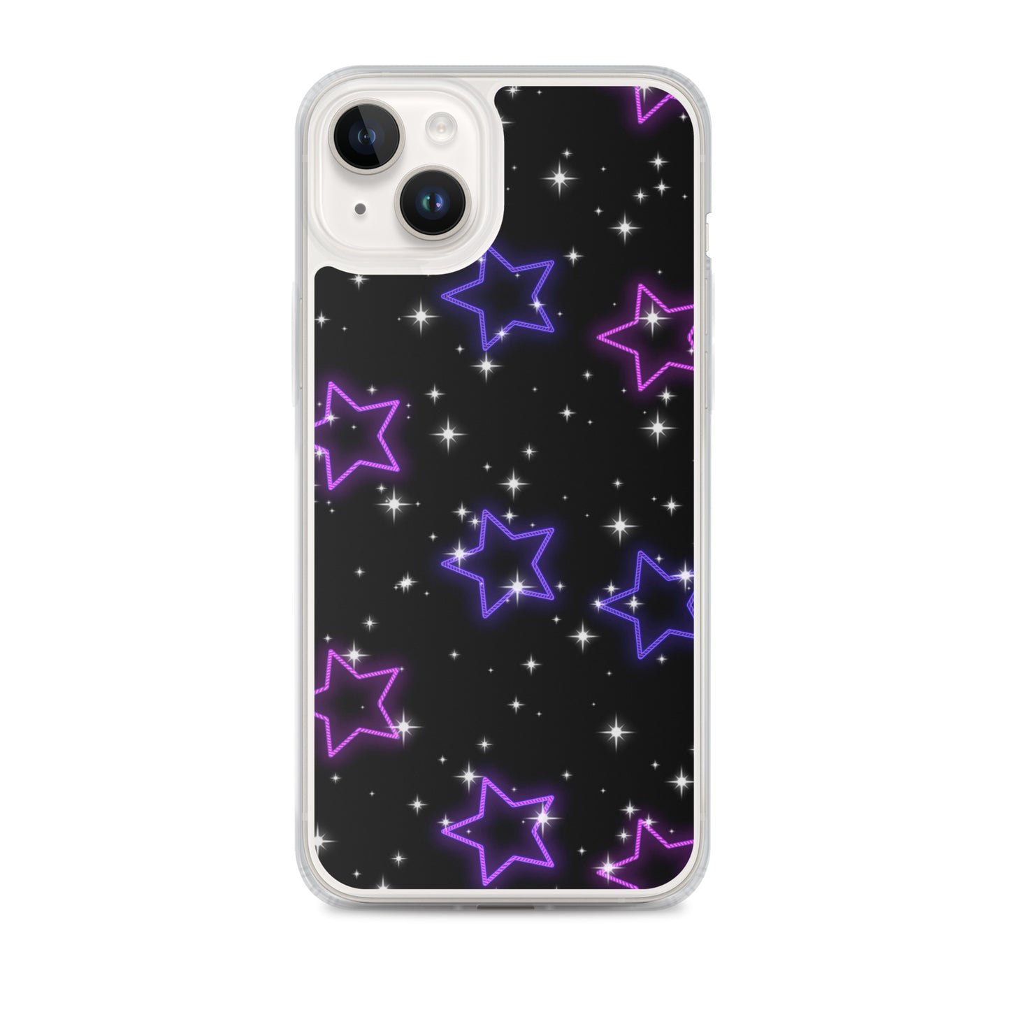 Neon Star Clear Case for iPhone®