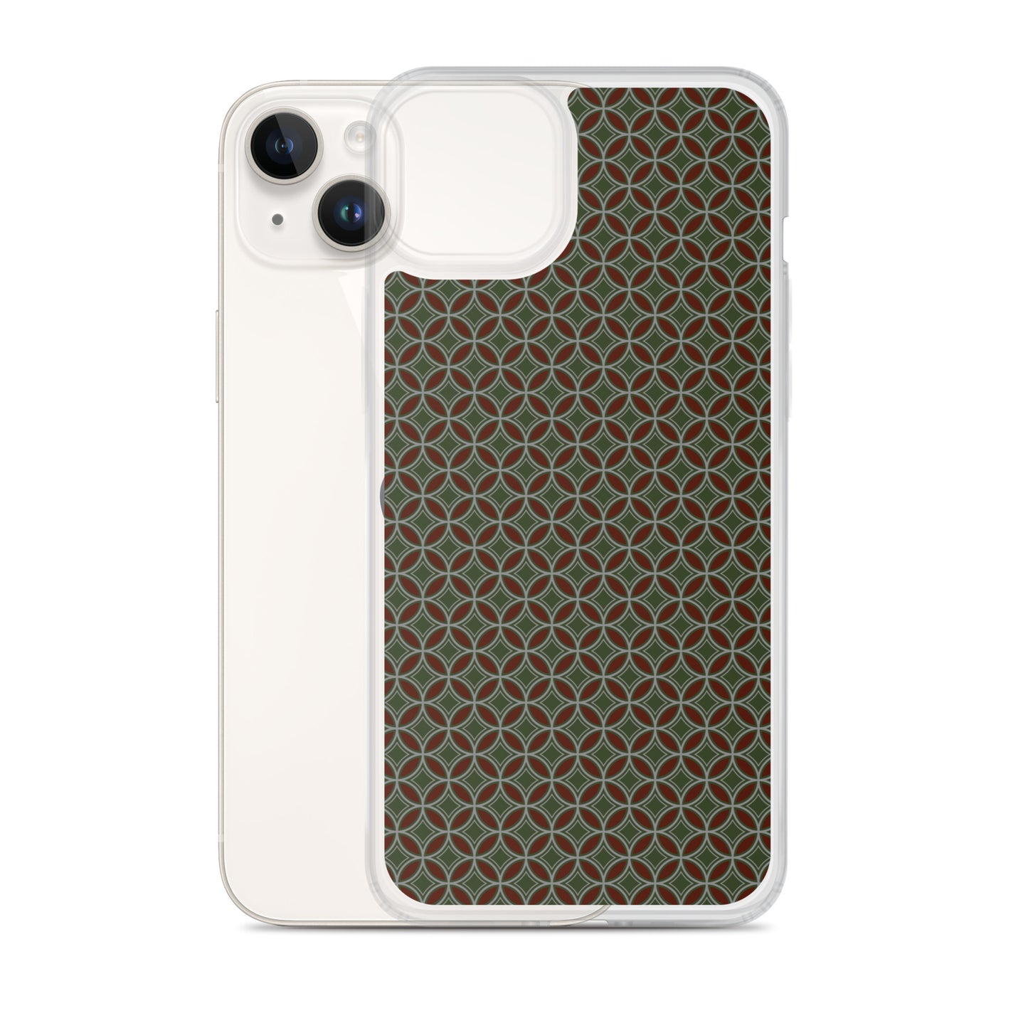 Flower of Life Tree Green Clear Case for iPhone®