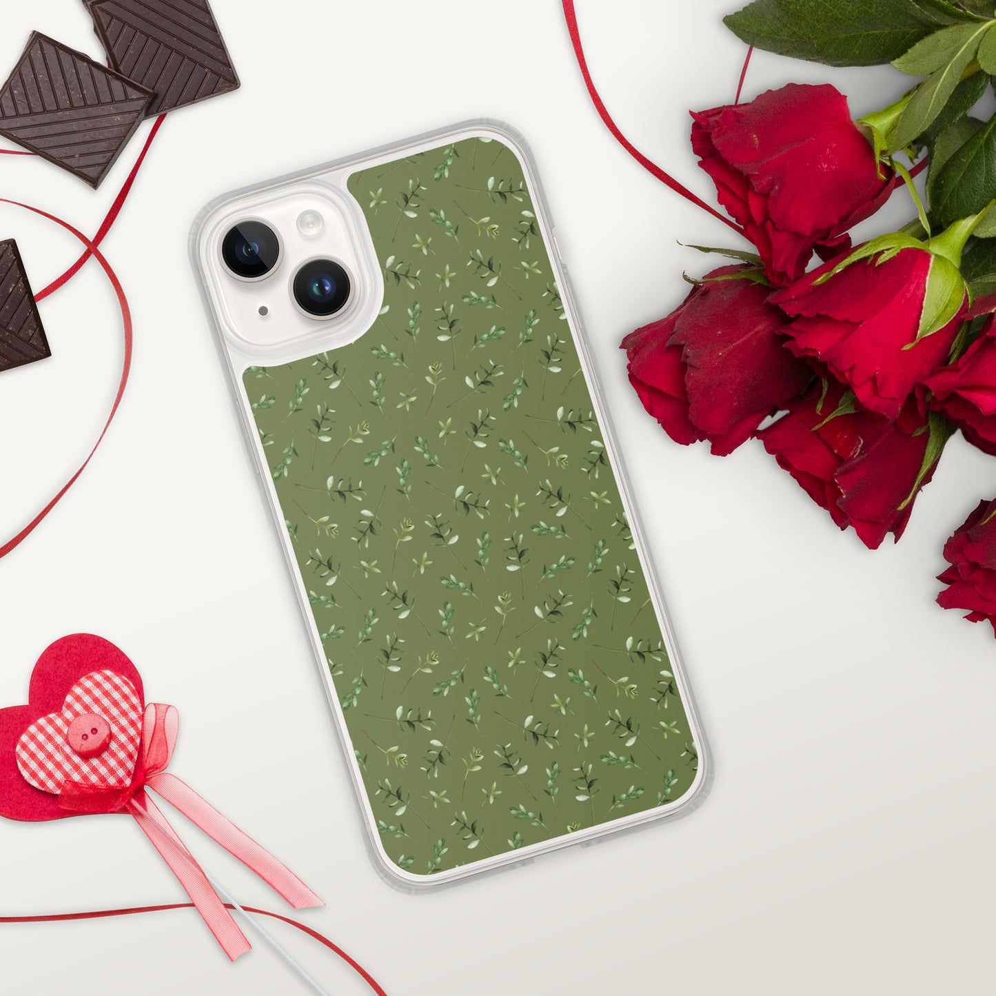 Greenery Wood Green Clear Case for iPhone®