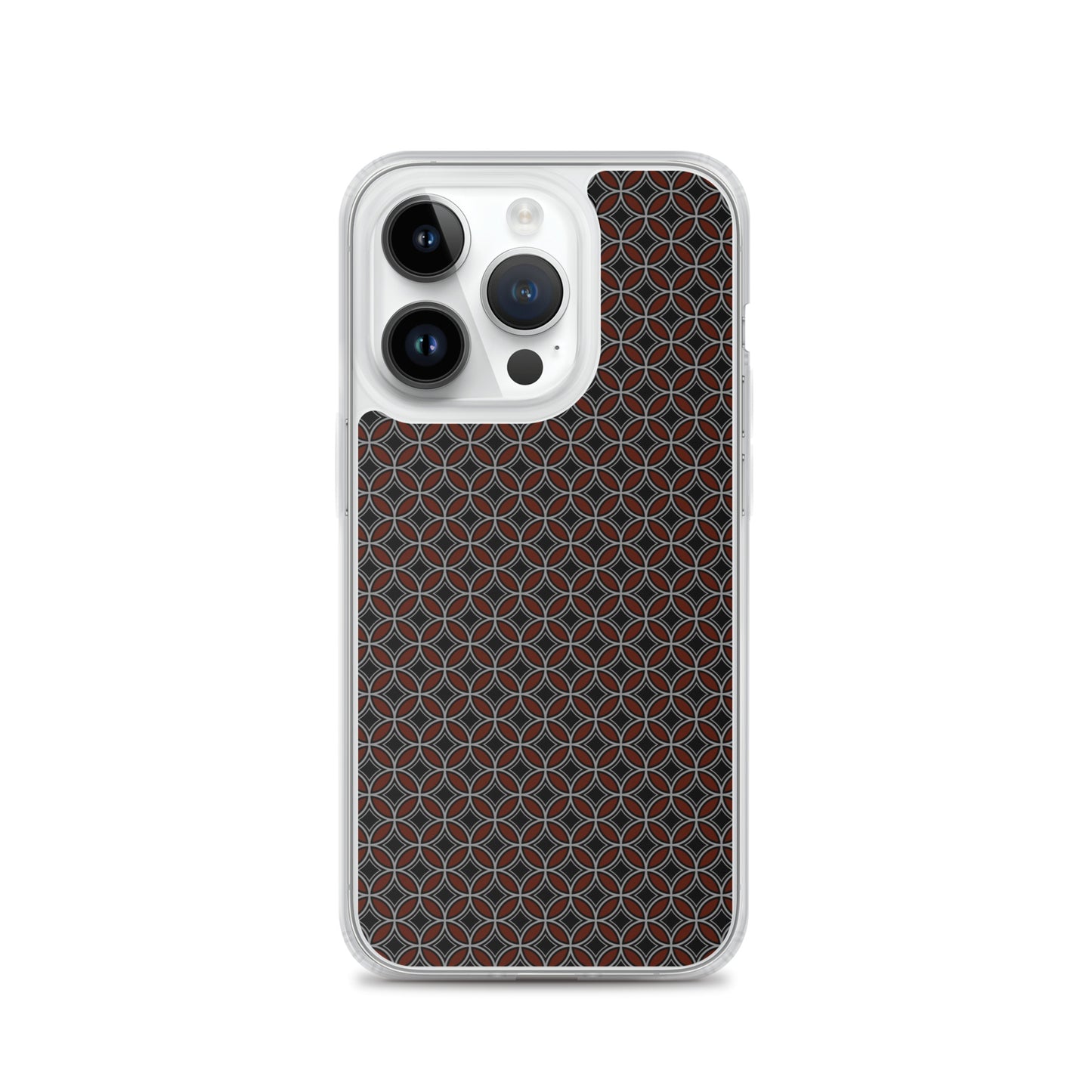 Flower of Life Black Clear Case for iPhone®