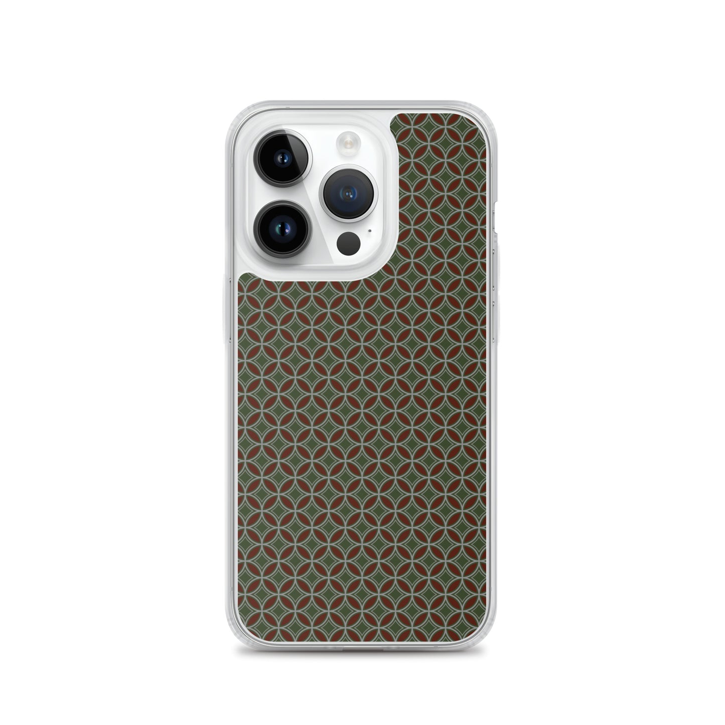 Flower of Life Tree Green Clear Case for iPhone®