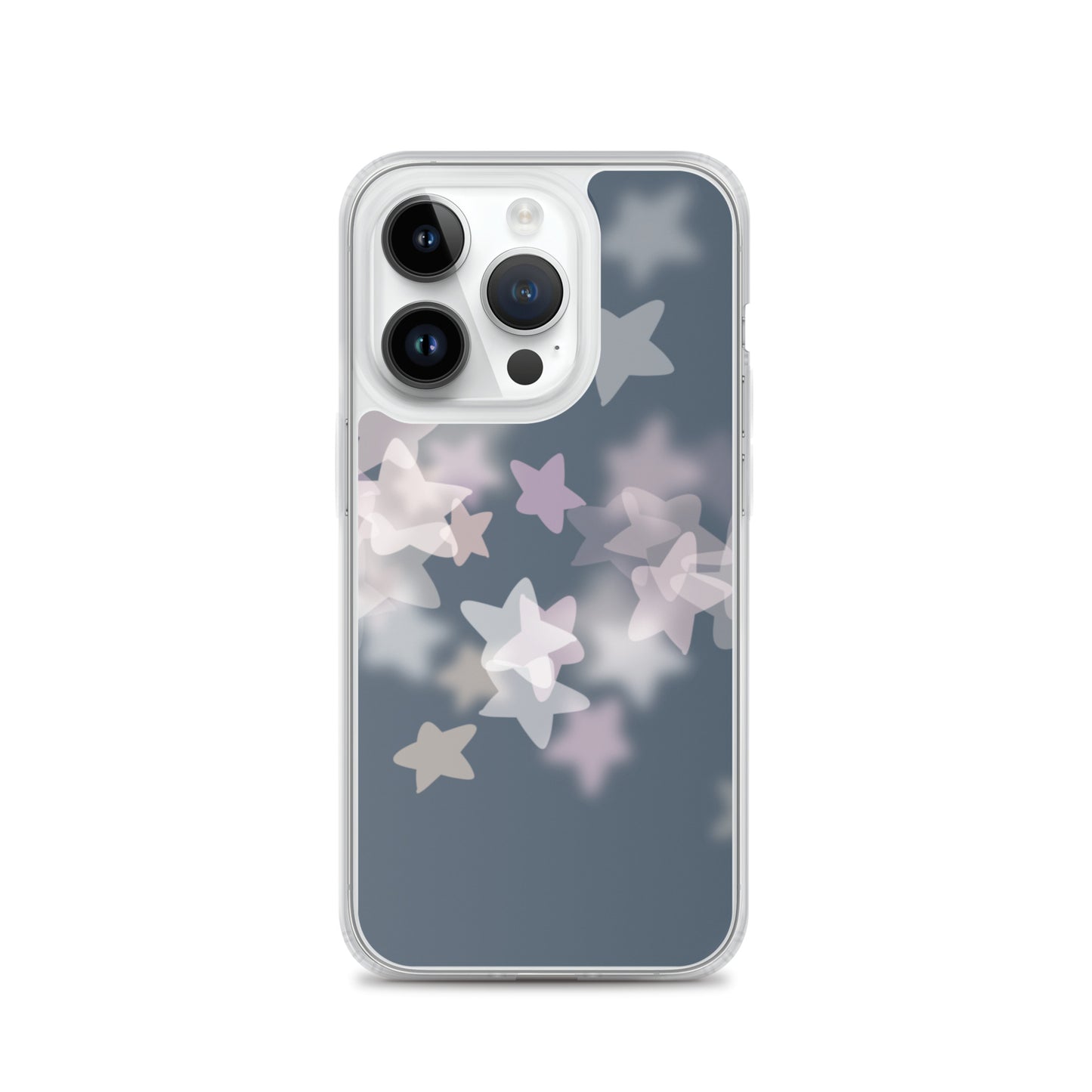 Star Mist Fall Blue Clear Case for iPhone®