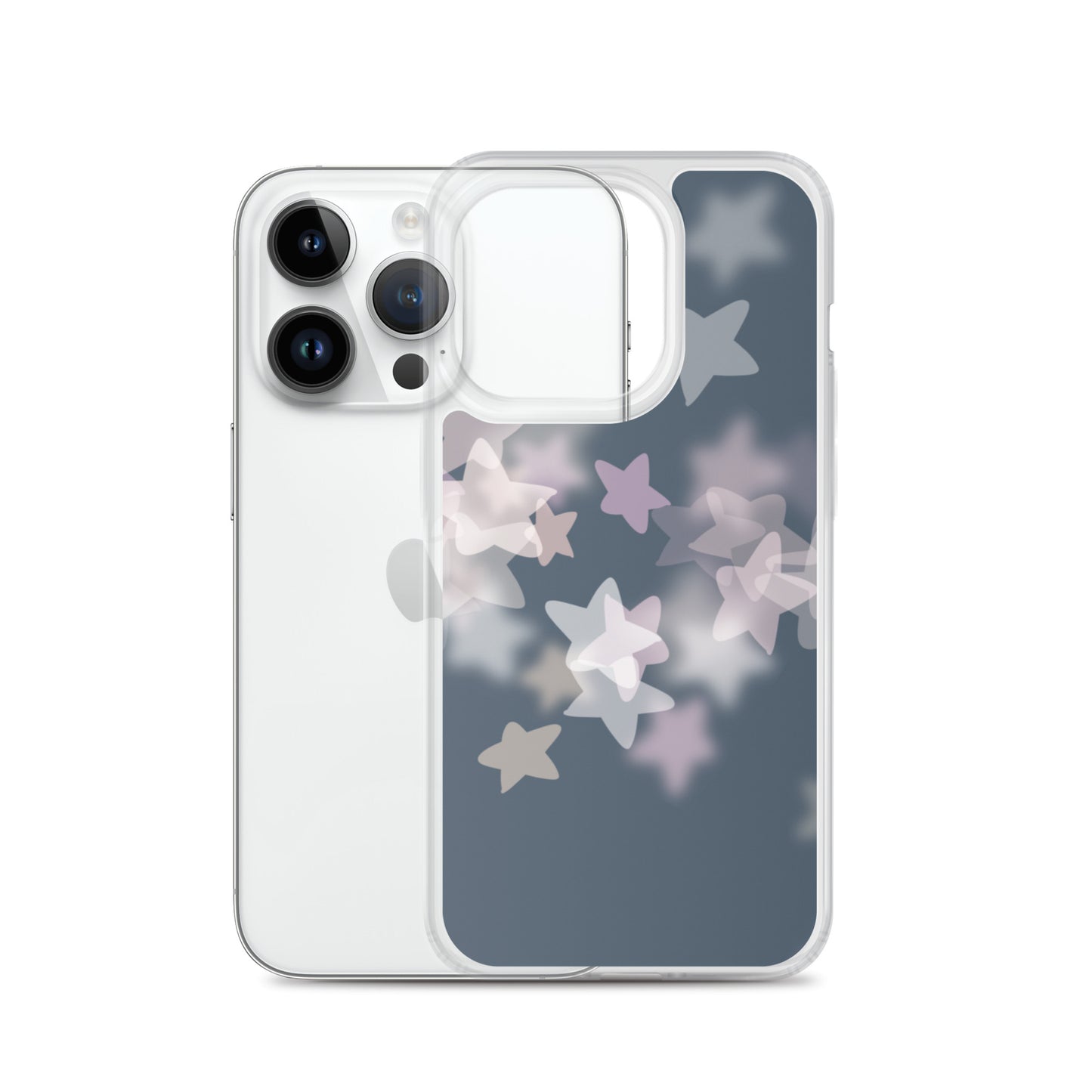 Star Mist Fall Blue Clear Case for iPhone®