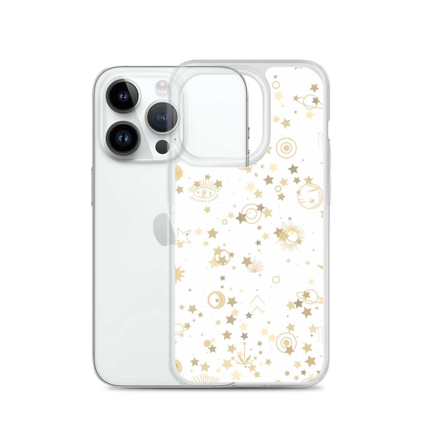 Golden Star Galaxy Clear Case for iPhone®