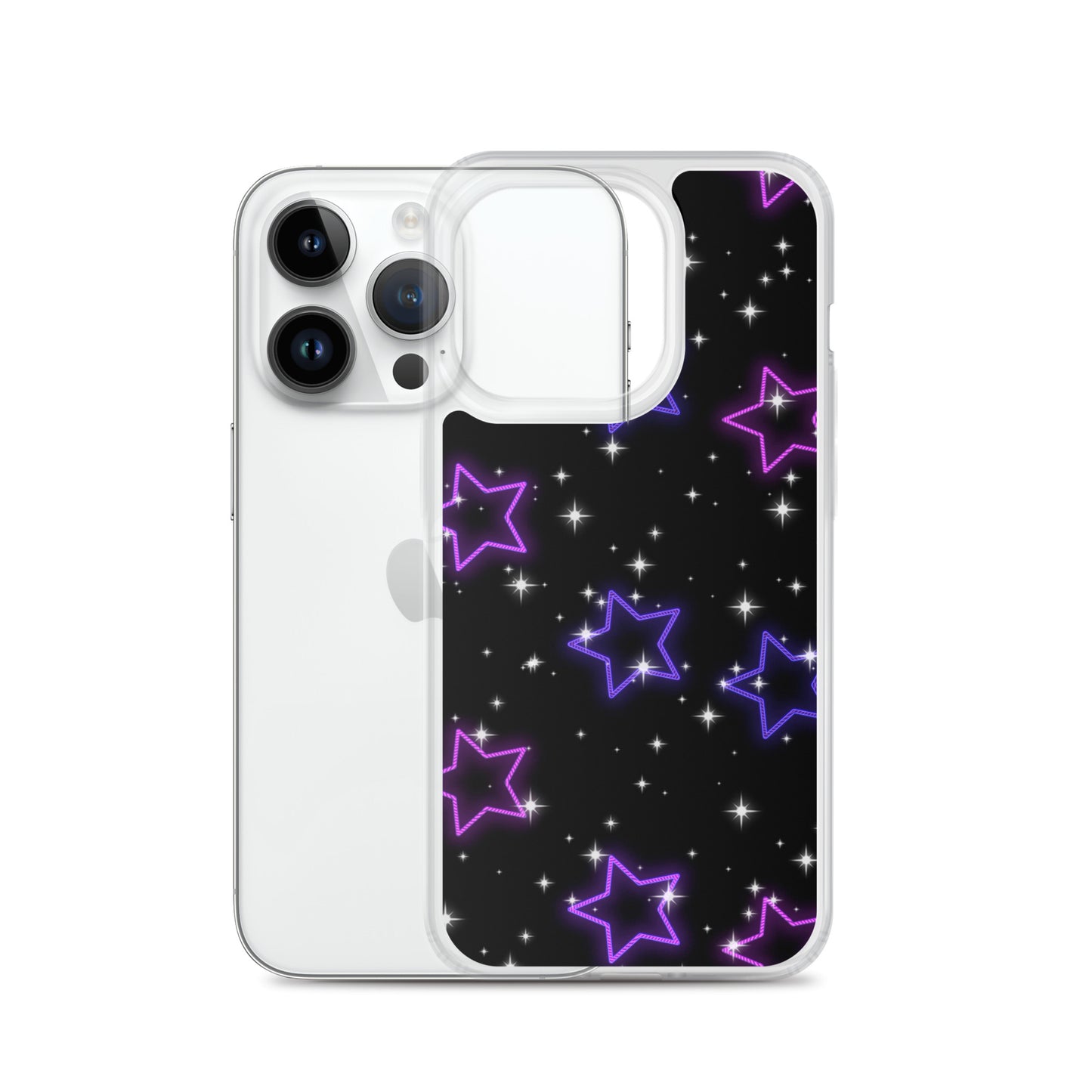 Neon Star Clear Case for iPhone®