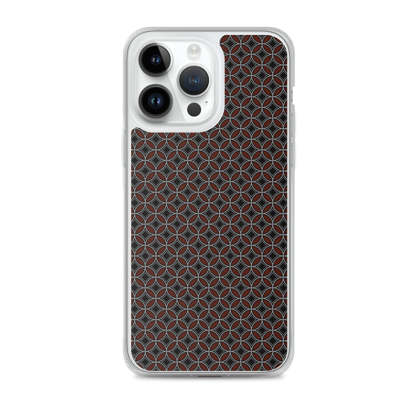 Flower of Life Black Clear Case for iPhone®