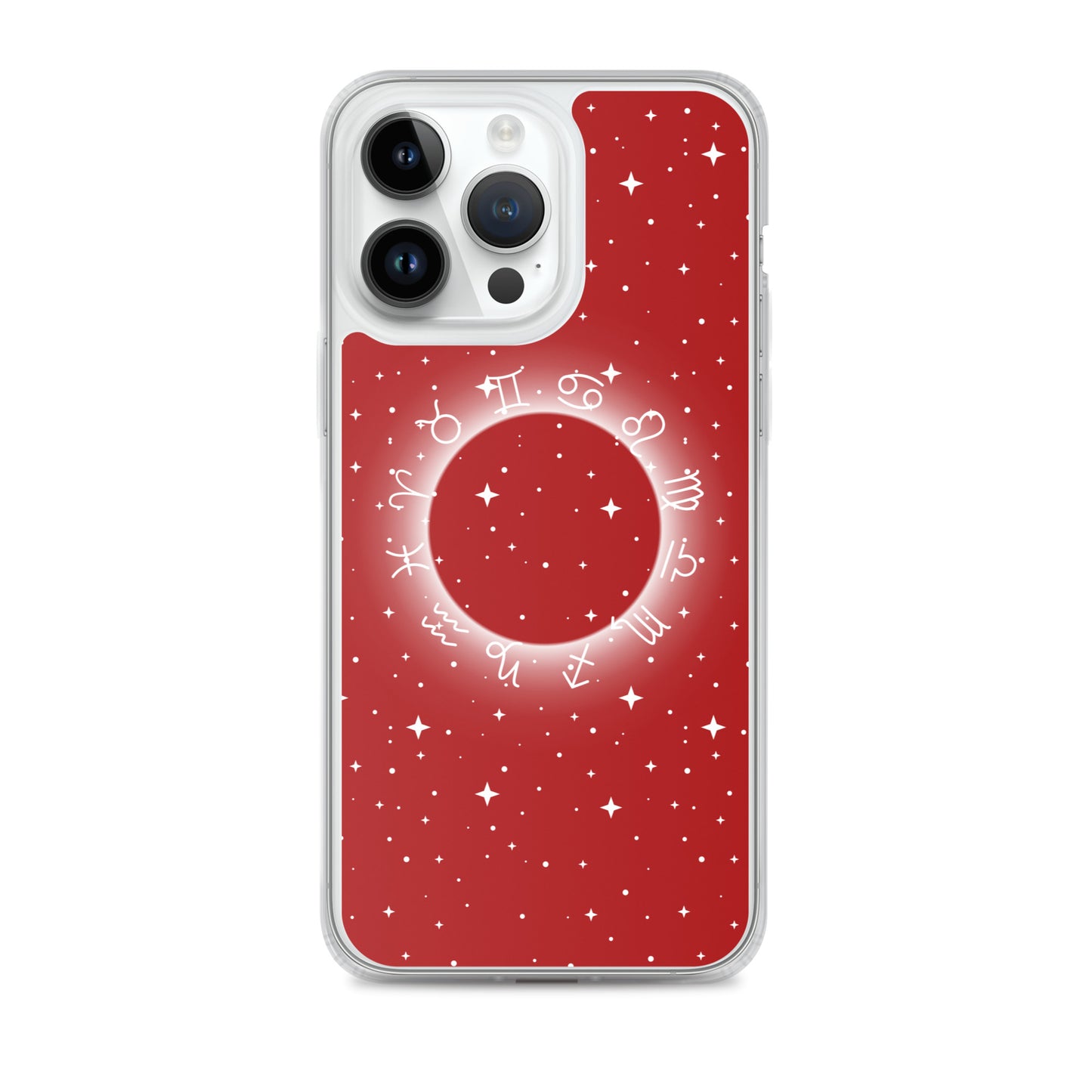 Star Zodiac Fire Red Clear Case for iPhone®