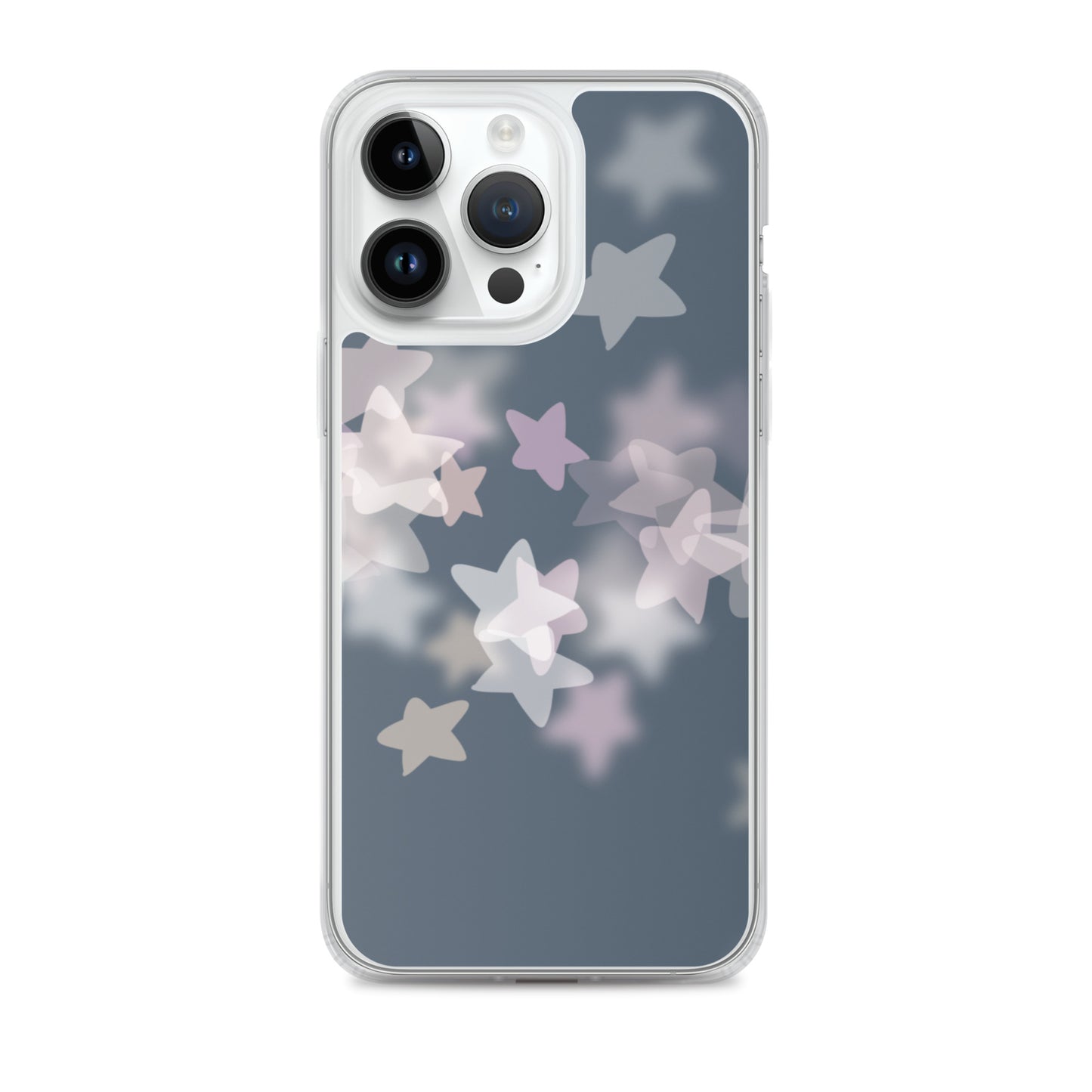 Star Mist Fall Blue Clear Case for iPhone®