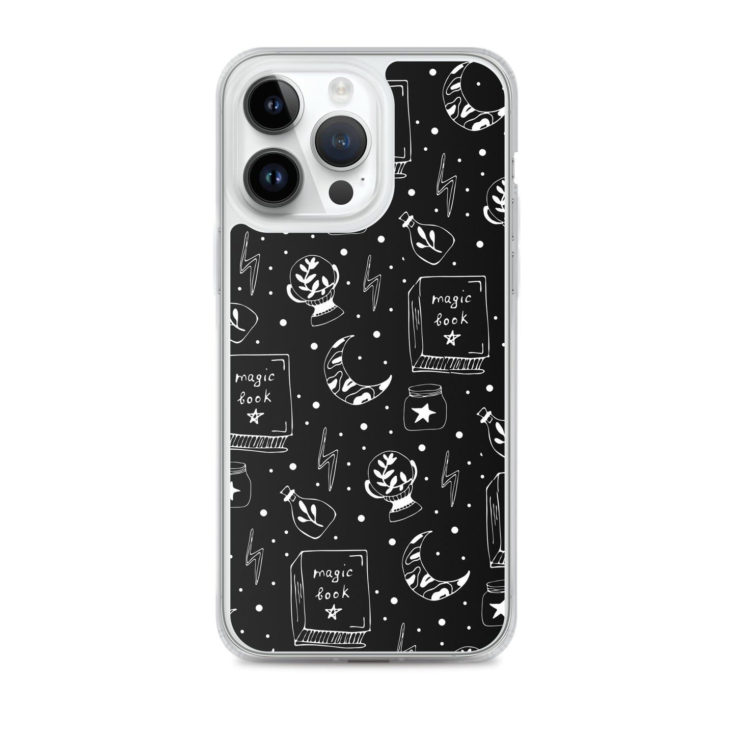 Magic Book Black Clear Case for iPhone®