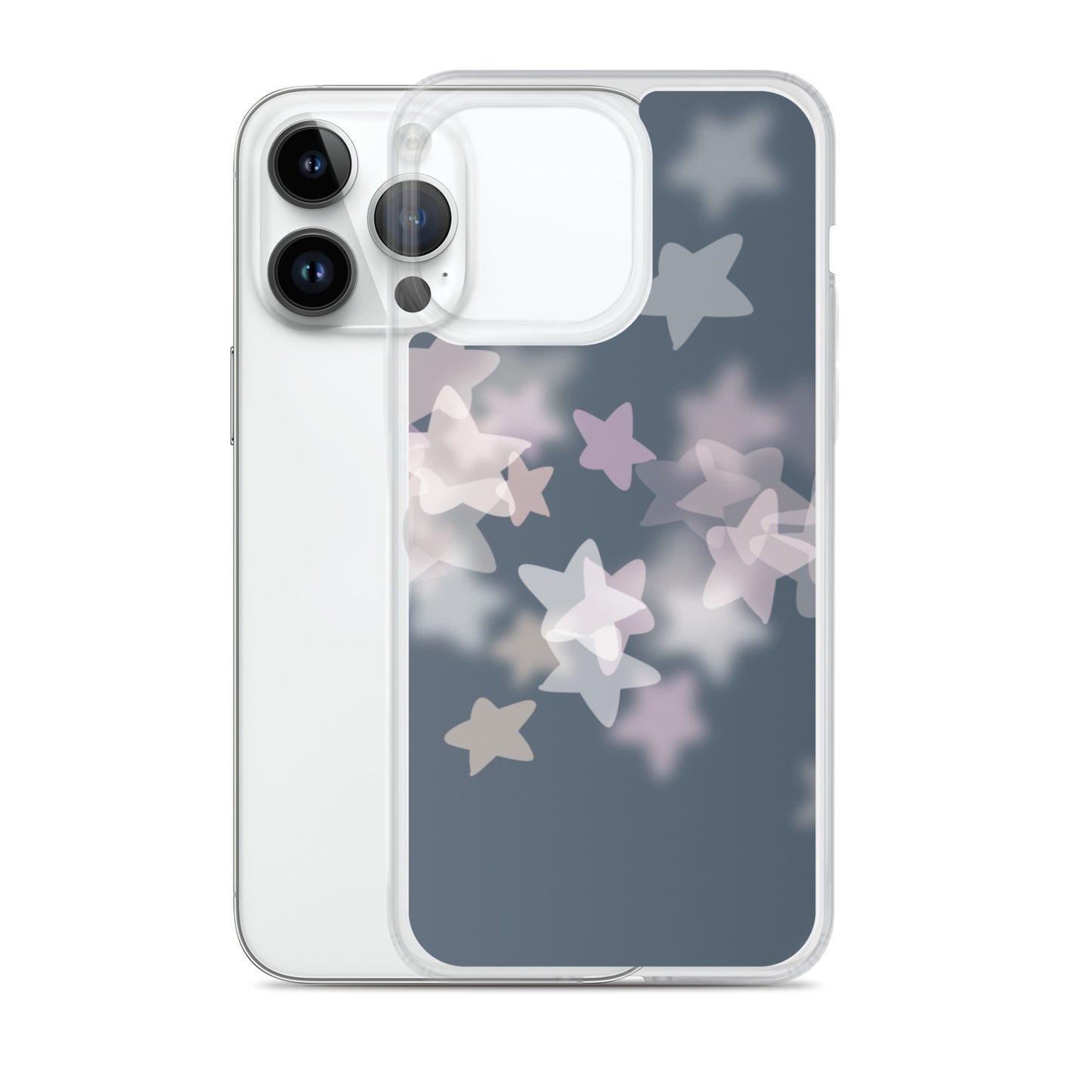 Star Mist Fall Blue Clear Case for iPhone®