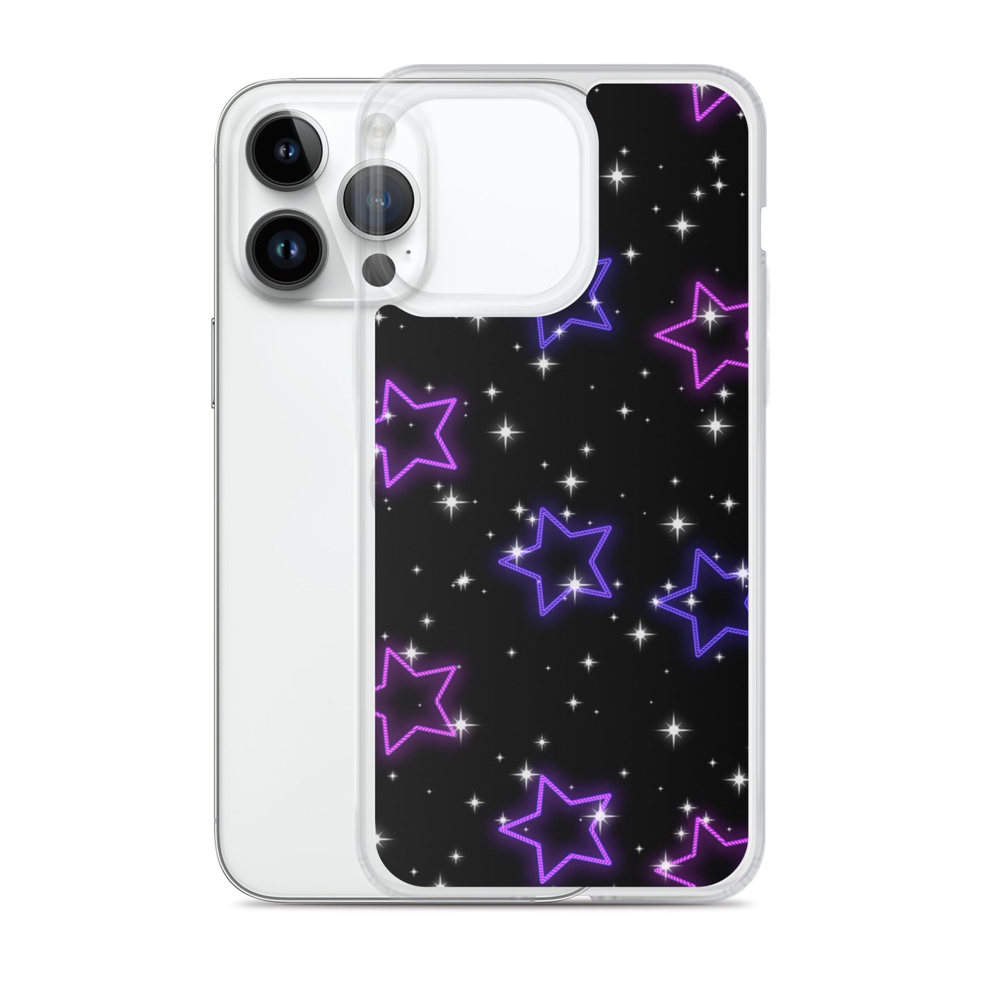 Neon Star Clear Case for iPhone®