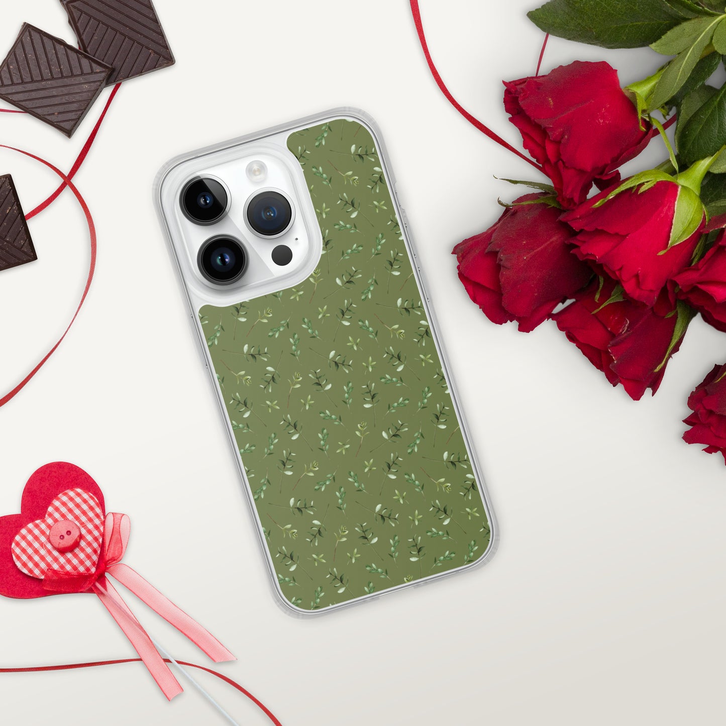 Greenery Wood Green Clear Case for iPhone®