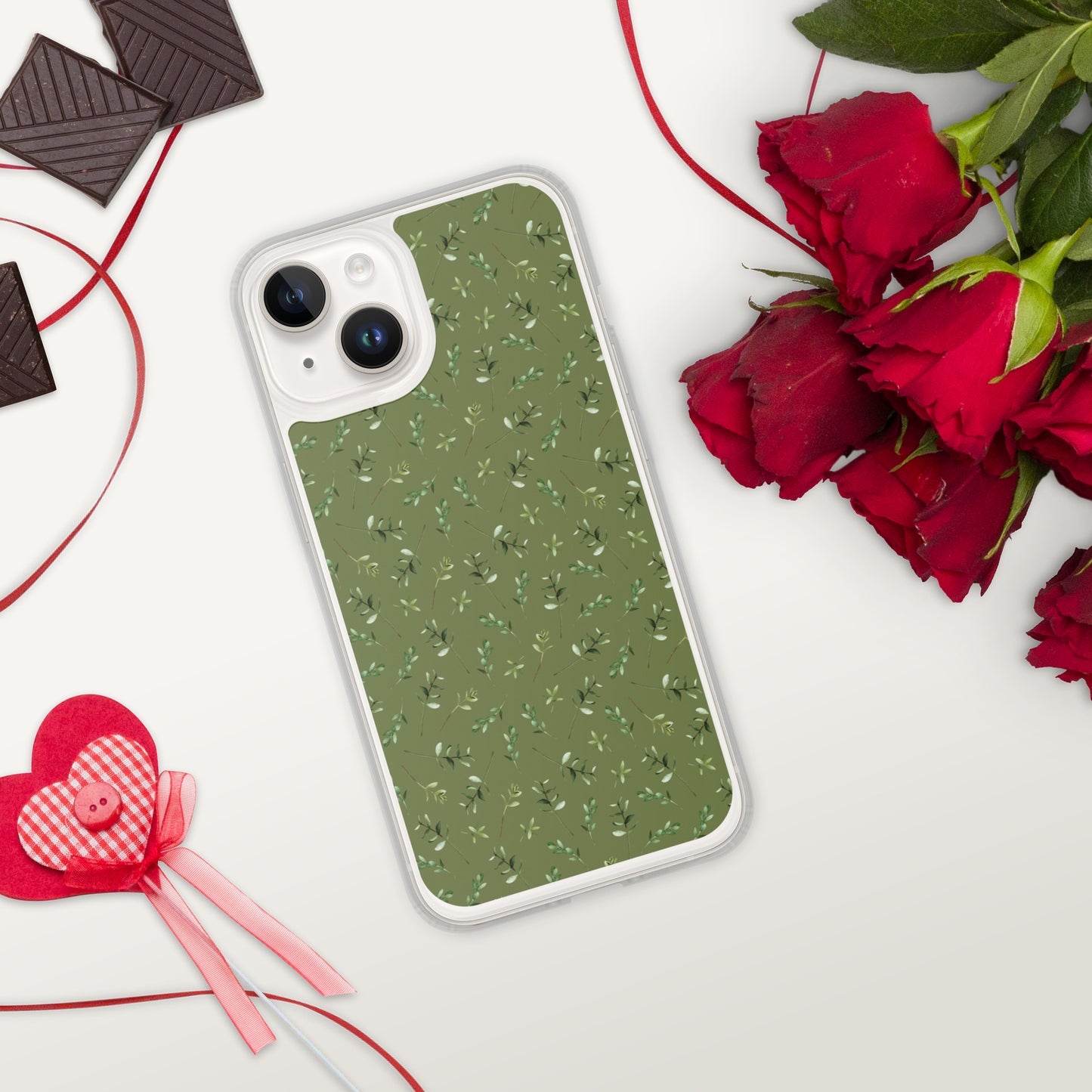 Greenery Wood Green Clear Case for iPhone®