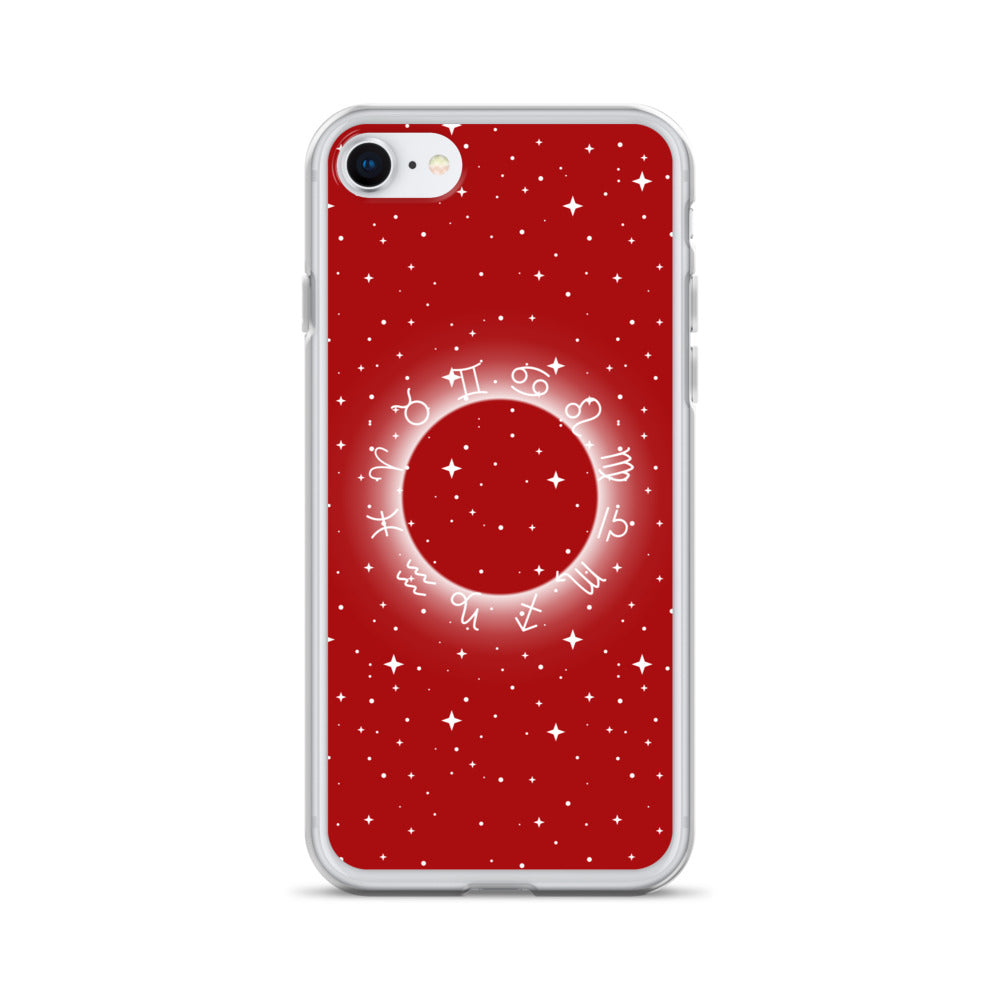 Star Zodiac Fire Red Clear Case for iPhone®