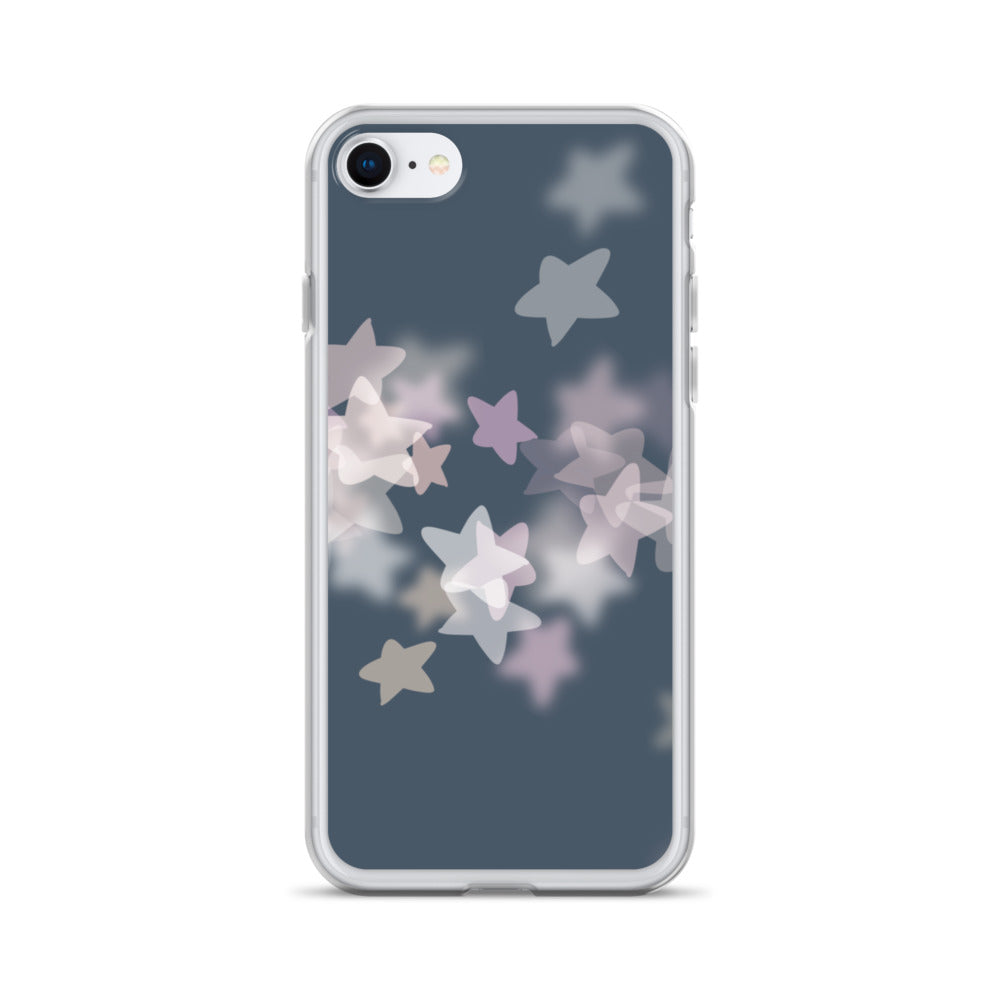 Star Mist Fall Blue Clear Case for iPhone®