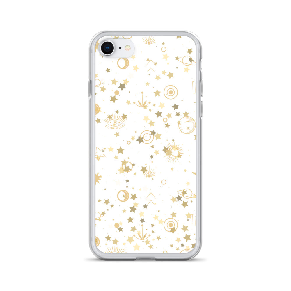 Golden Star Galaxy Clear Case for iPhone®