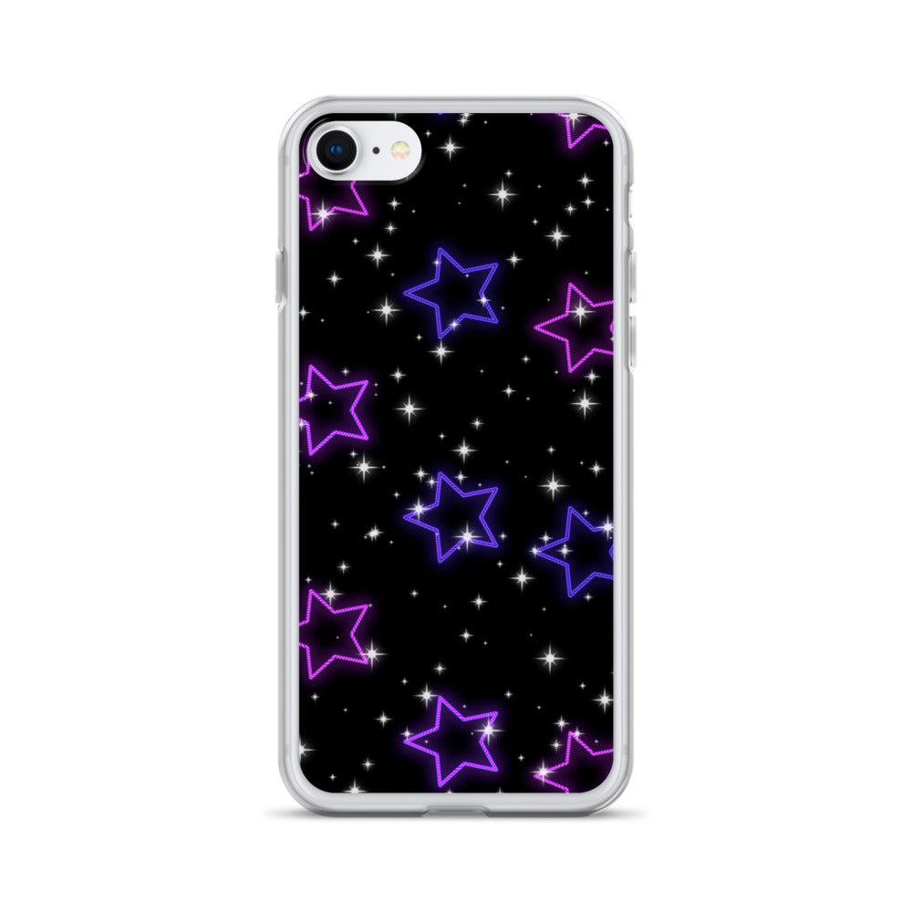 Neon Star Clear Case for iPhone®