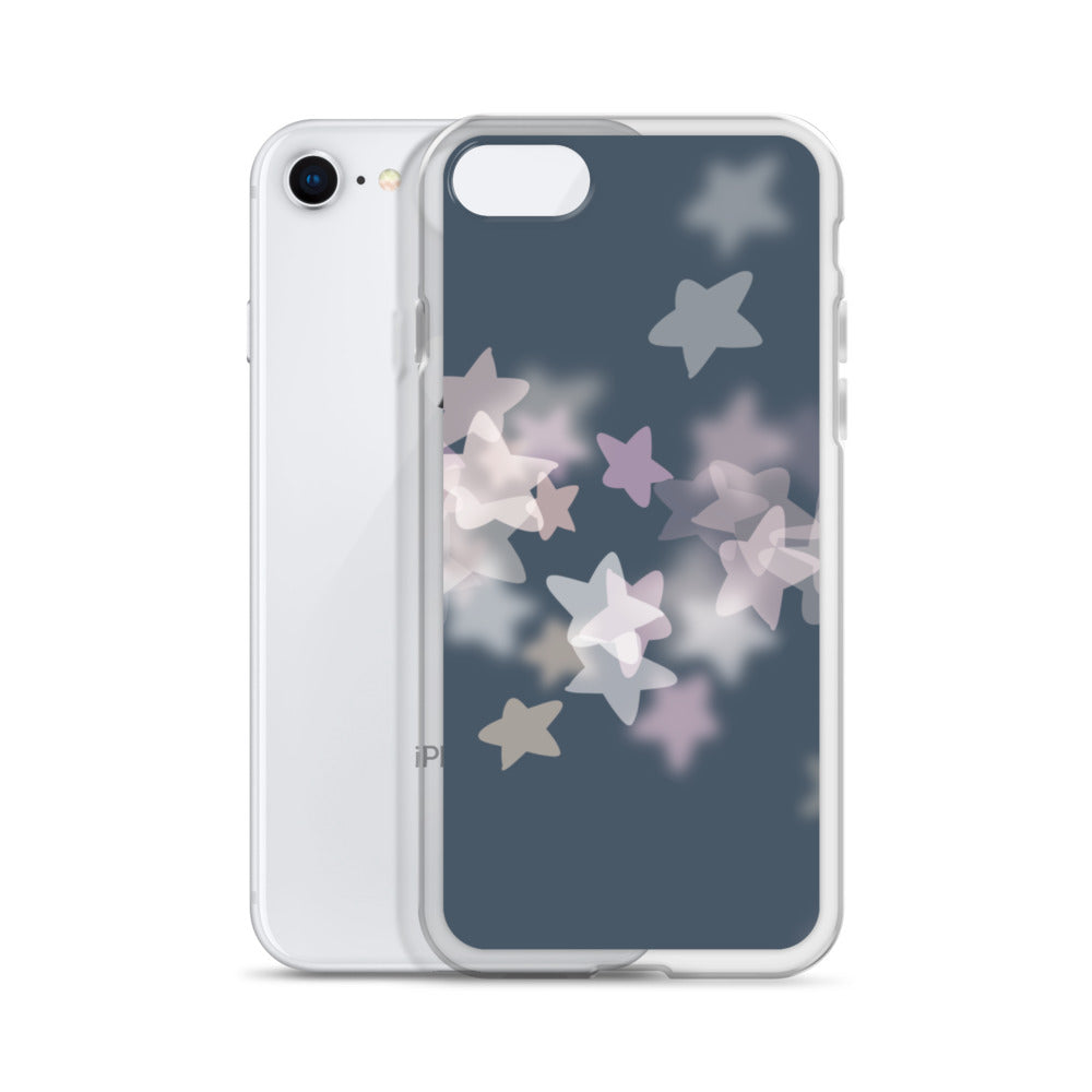 Star Mist Fall Blue Clear Case for iPhone®