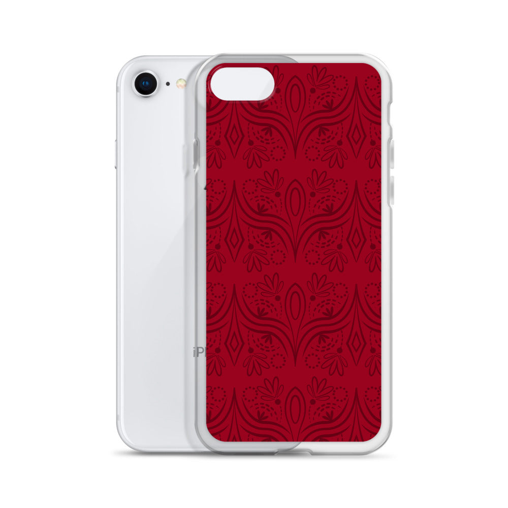 Geometric Star Red Clear Case for iPhone®