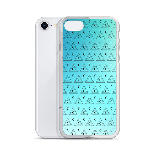 Blue Moon Triangle Clear Case for iPhone®