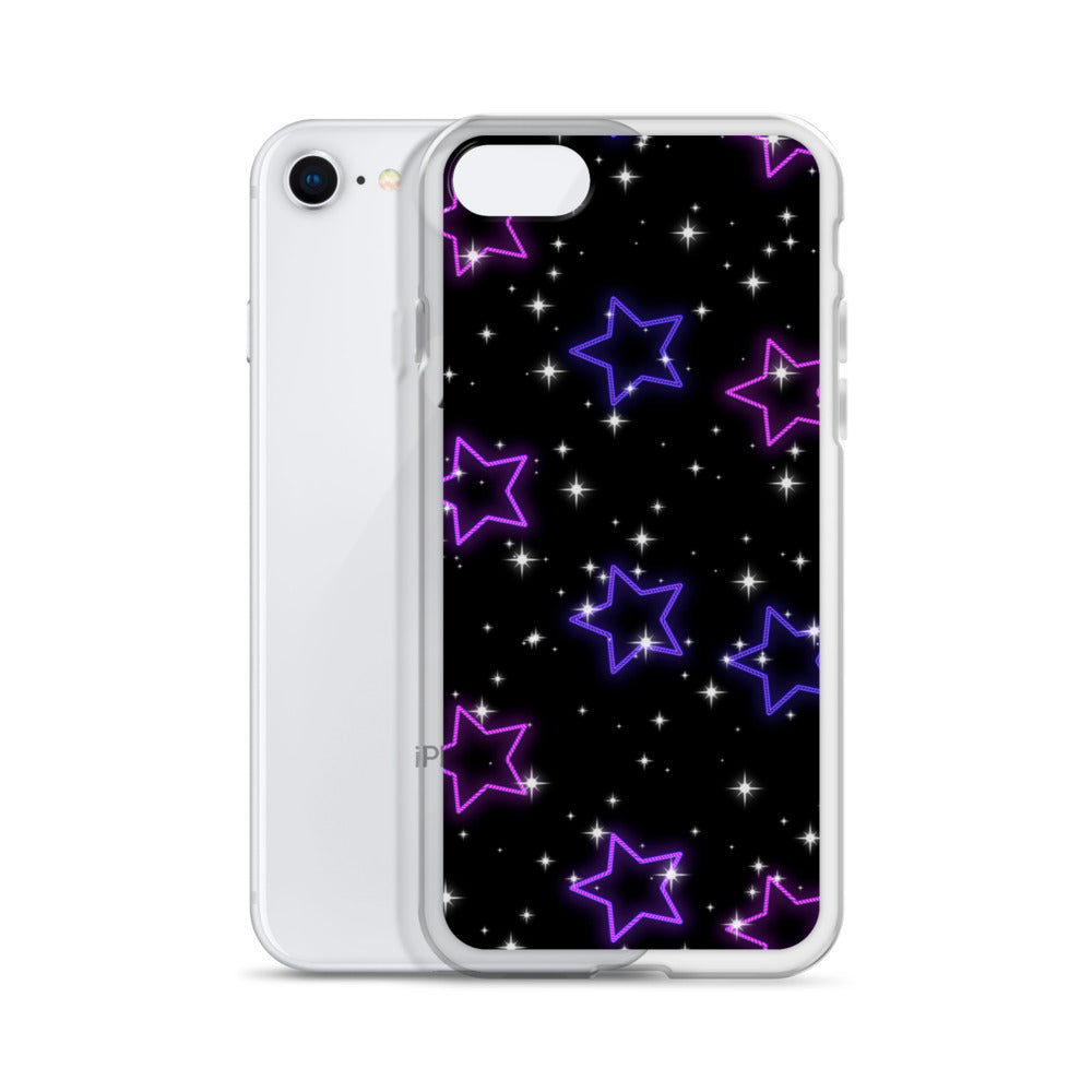 Neon Star Clear Case for iPhone®