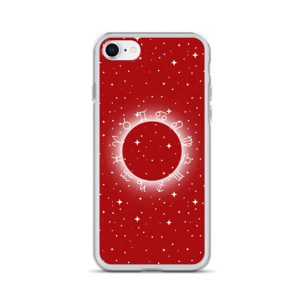 Star Zodiac Fire Red Clear Case for iPhone®