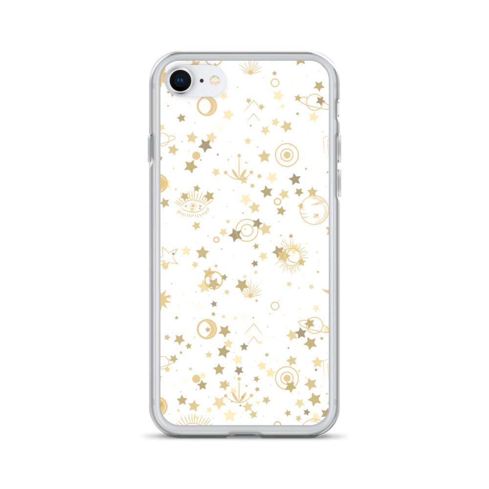 Golden Star Galaxy Clear Case for iPhone®